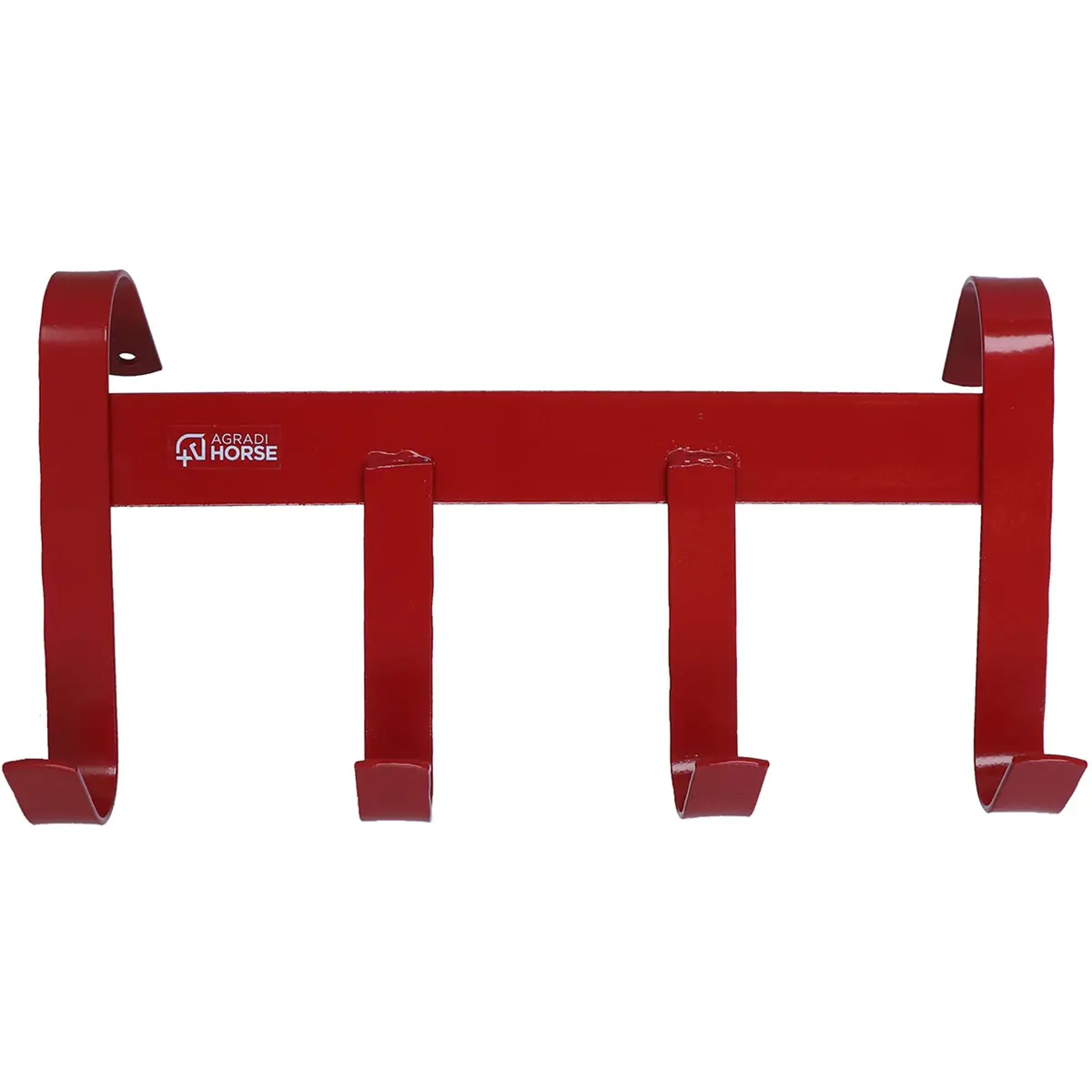 Agradi Horse Hoofdstelhanger Met 4 Haken Rood 1