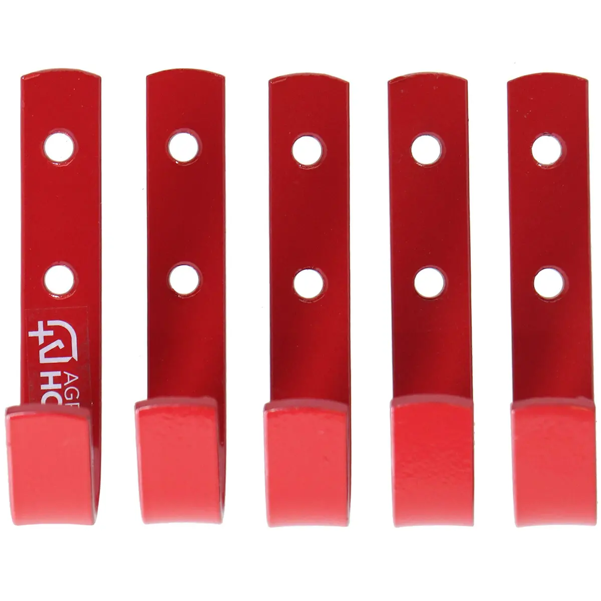 Agradi Horse Stalhaken 5 Stuks Rood 1