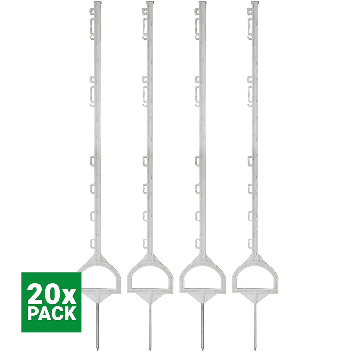 Agradi Power Weidepaal Instap 115Cm 20 Stuks Wit 1
