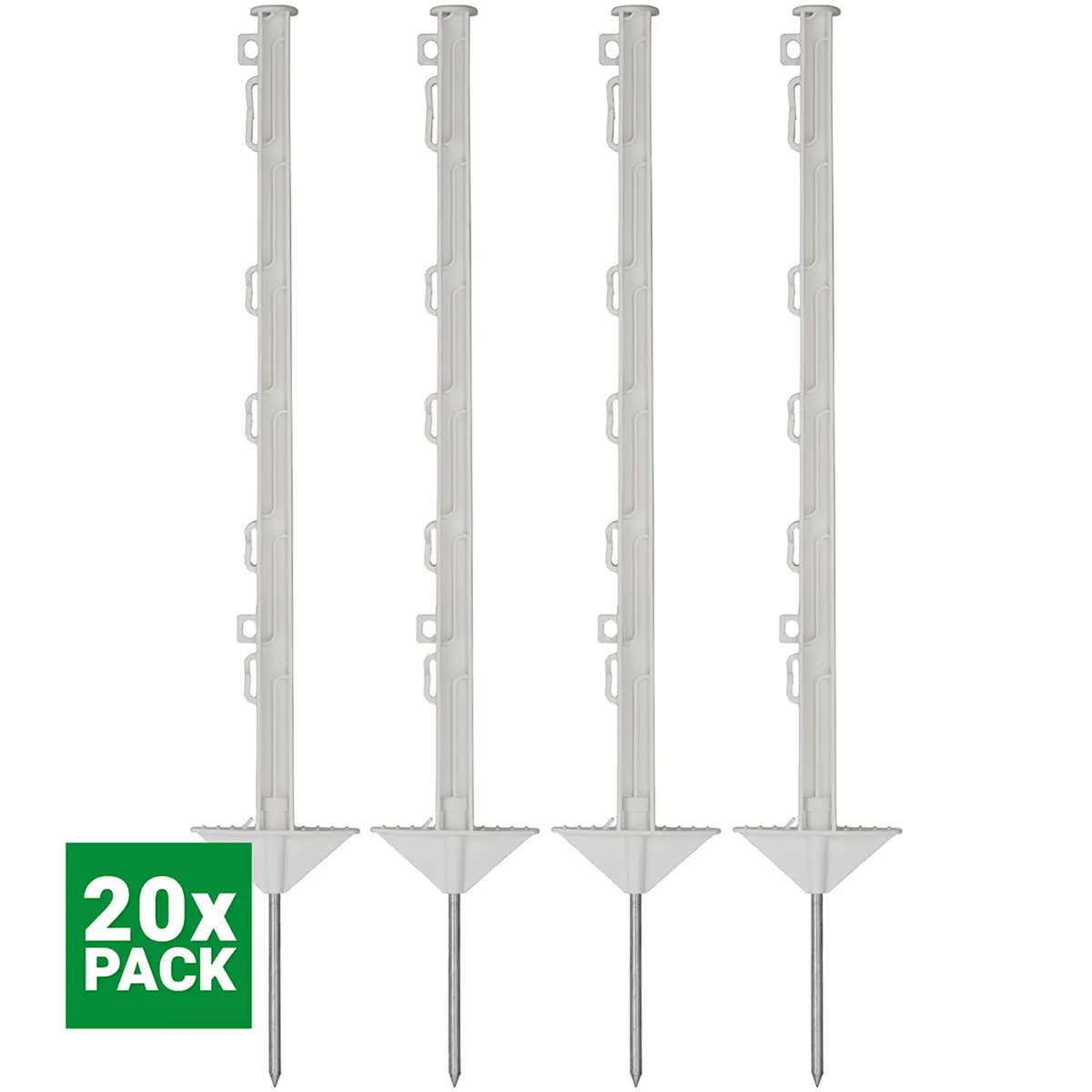 Agradi Power Weidepaal Classic Dubbel 75Cm 20 Stuks Wit 1