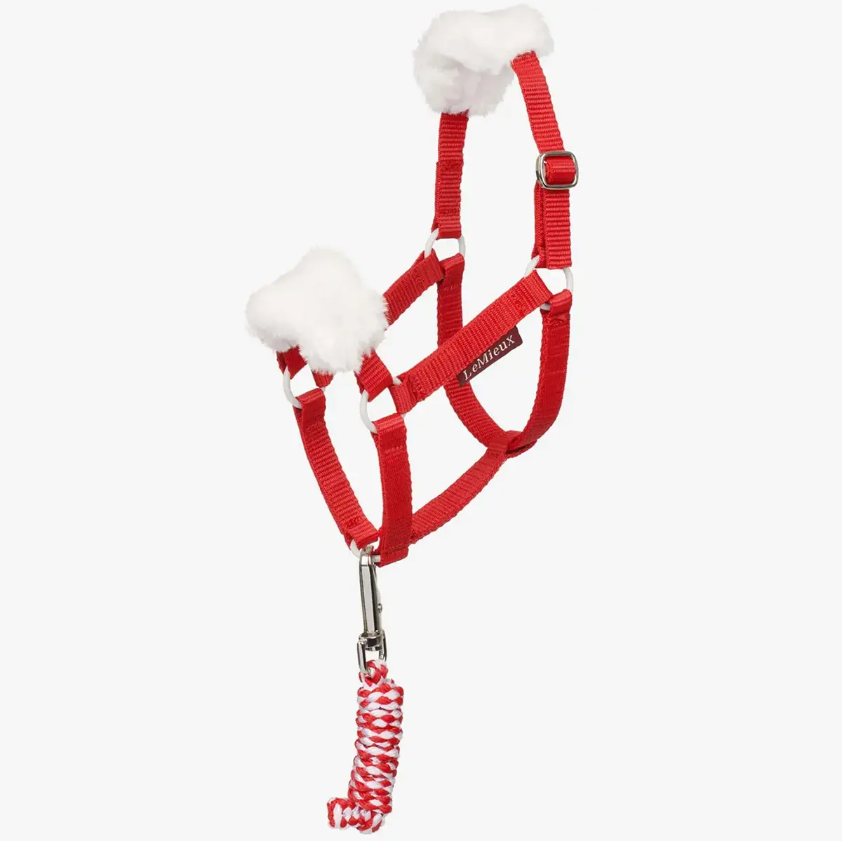Lemieux Hobby Horse Christmas Headcollar & Leadrope Rood 1