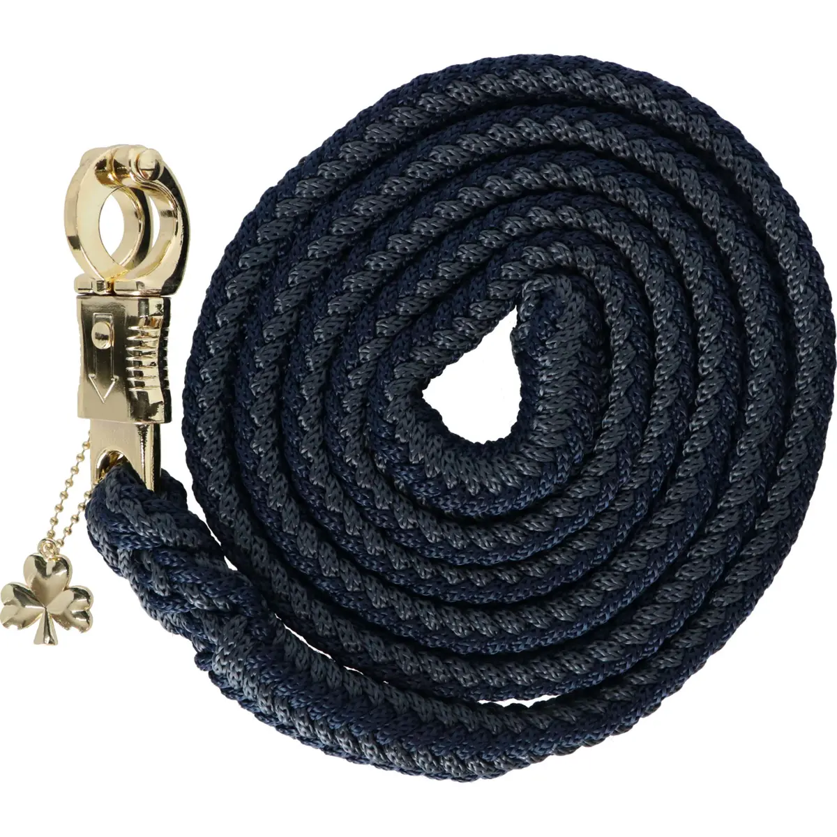Bucas Halstertouw Show-Line Comfort Met Paniekhaak Navy/Grijs 1