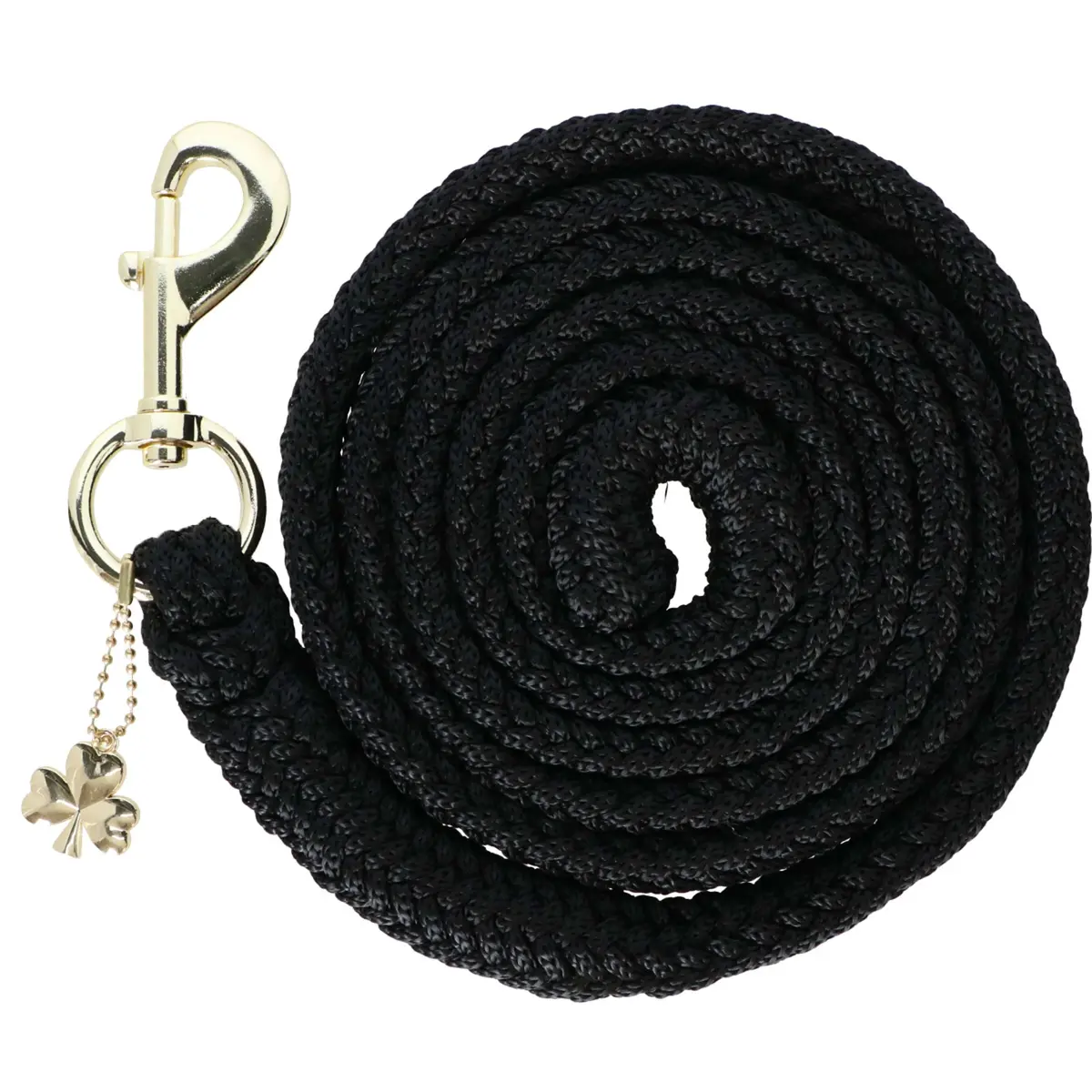 Bucas Halstertouw Comfort Met Musketonhaak Zwart/Zwart 1
