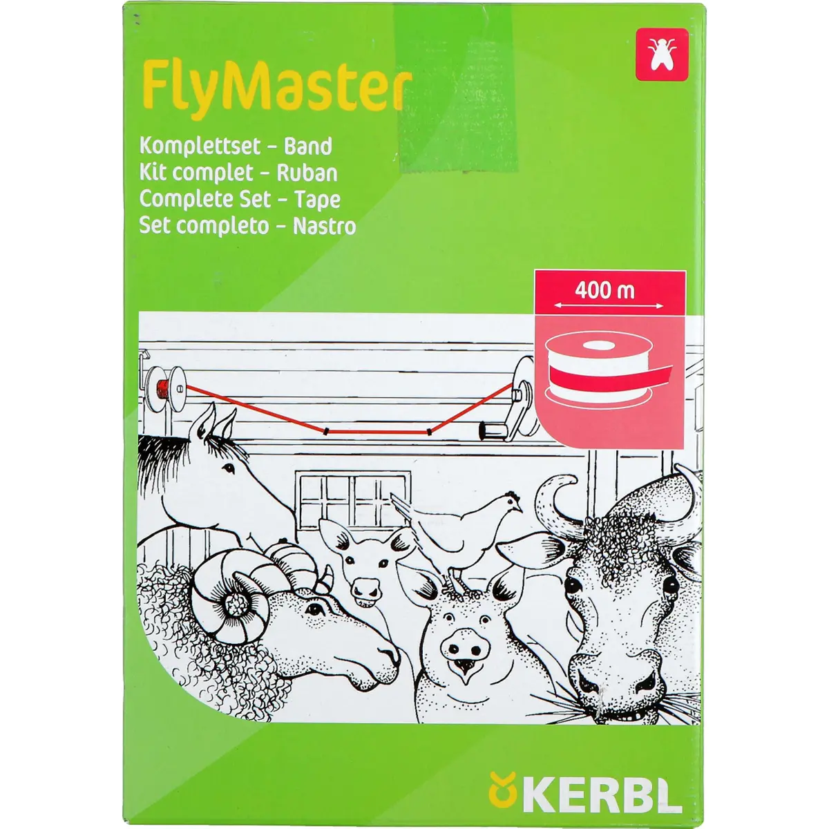 Kerbl Flymaster Vliegenlint Set 400 Meter 1