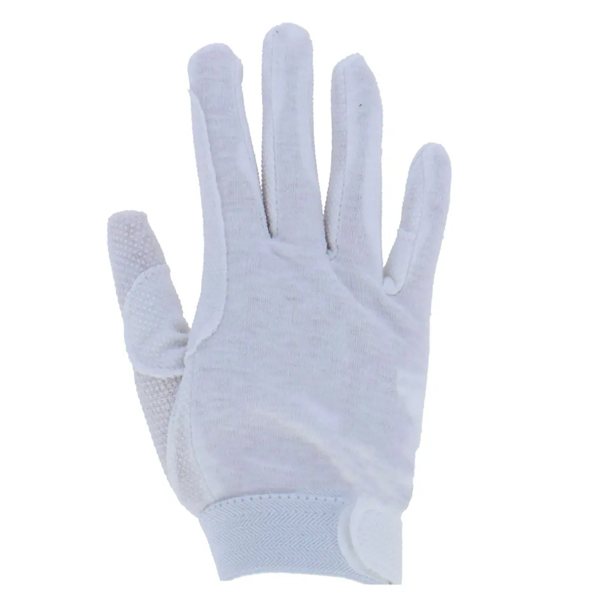 Covalliero Rijhandschoenen Katoen Jersey Wit 1