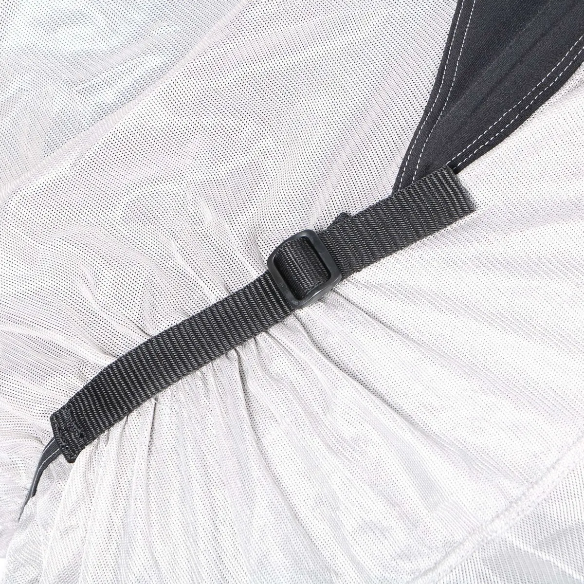 Premiere Vliegendeken Hals Buikflap Mesh Grijs 4