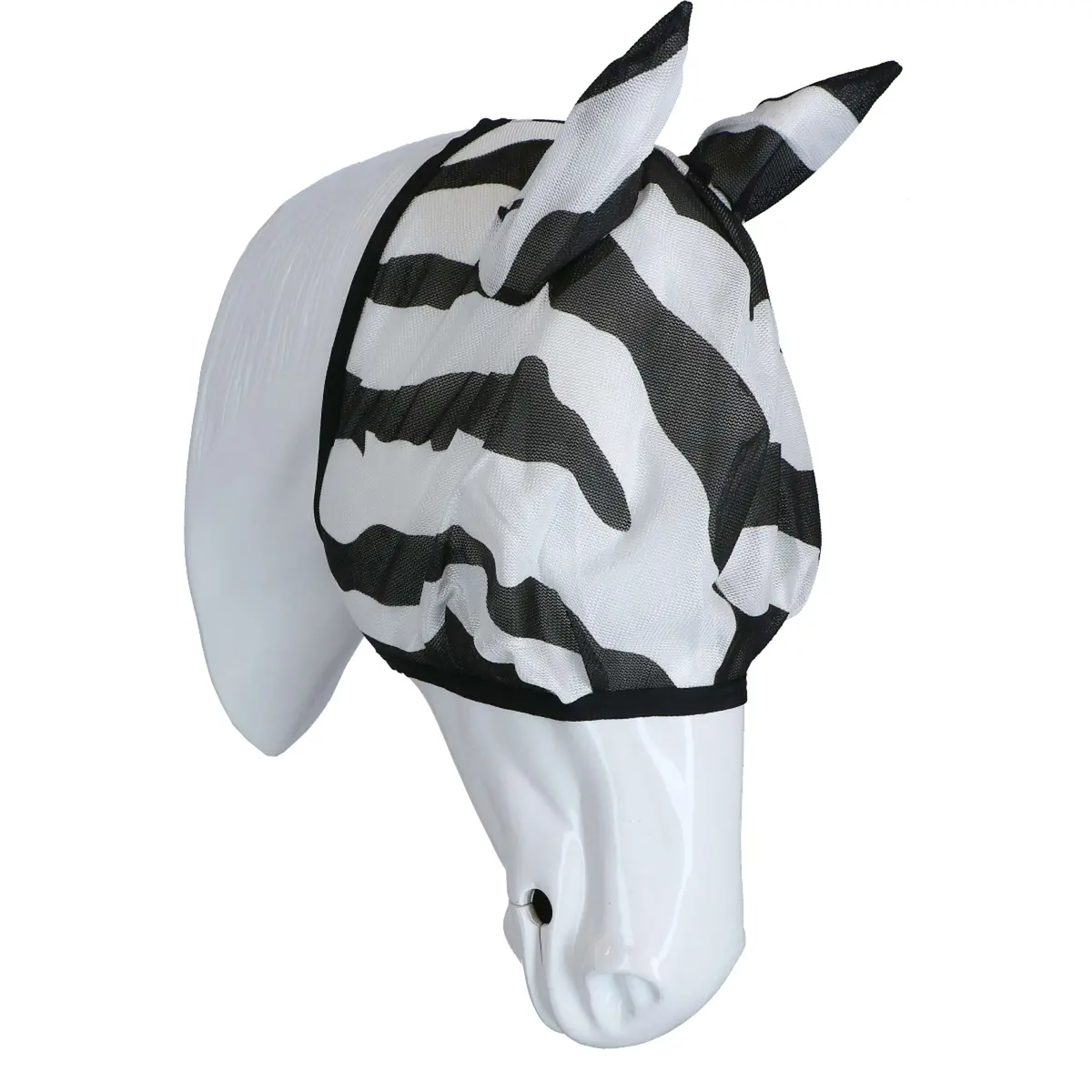 Bucas Buzz-Off Fly Mask Zebra 1