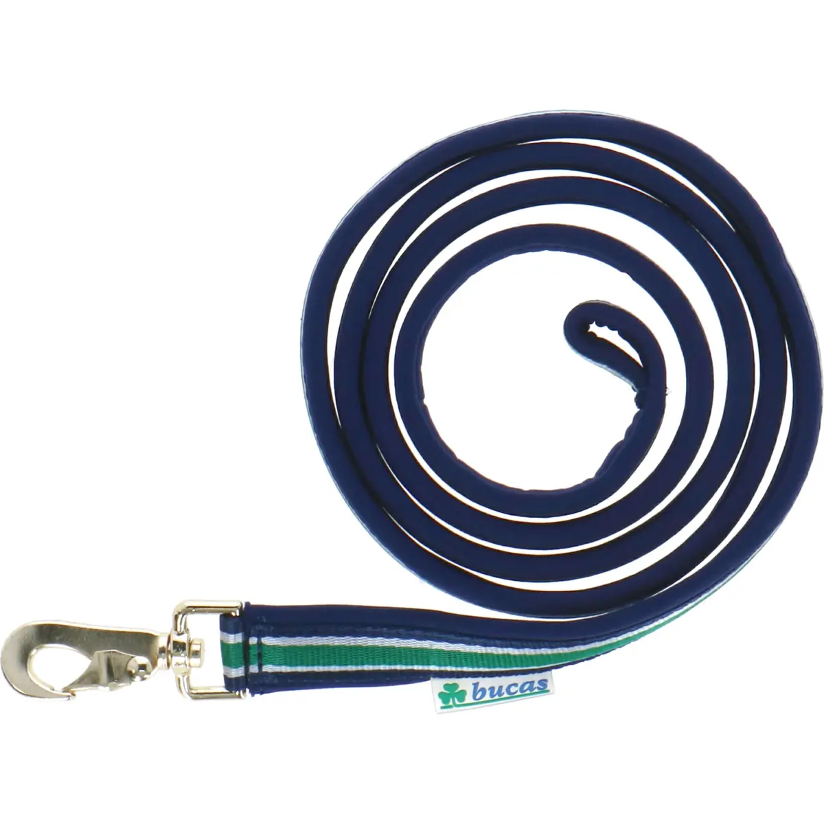 Bucas Lead Rein Dublin Padded Striped/Navy 1