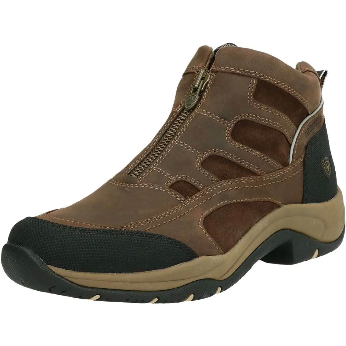 Ariat Ladies Terrain Shoe H2o Zip Distressed Brown 1
