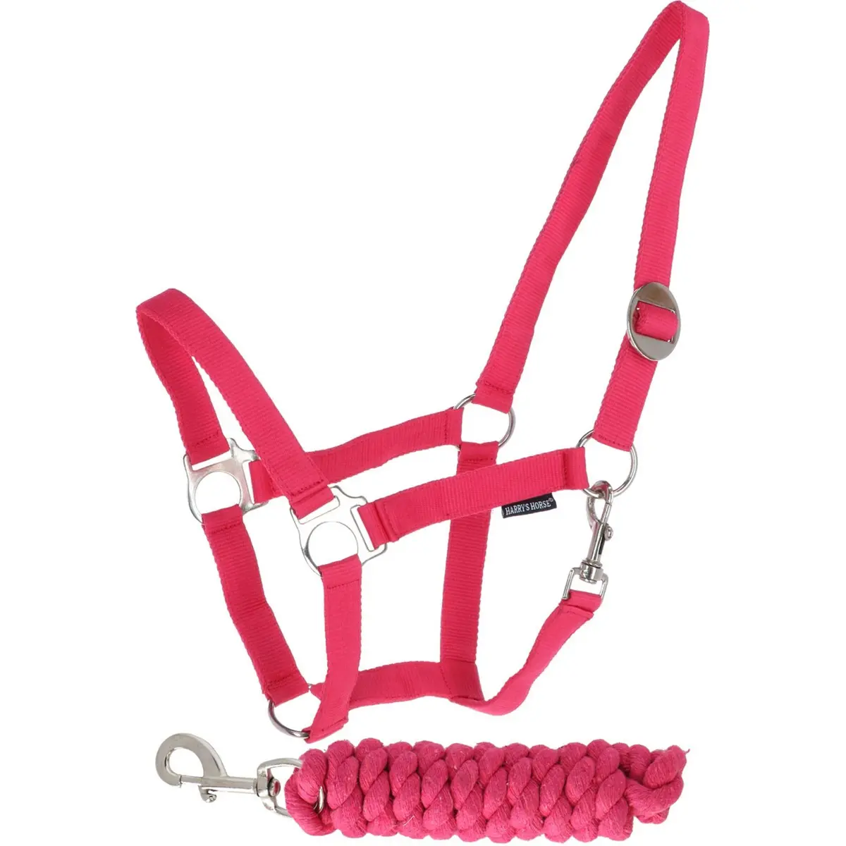 Harry's Horse Halsterset Initial Fuchsia 1