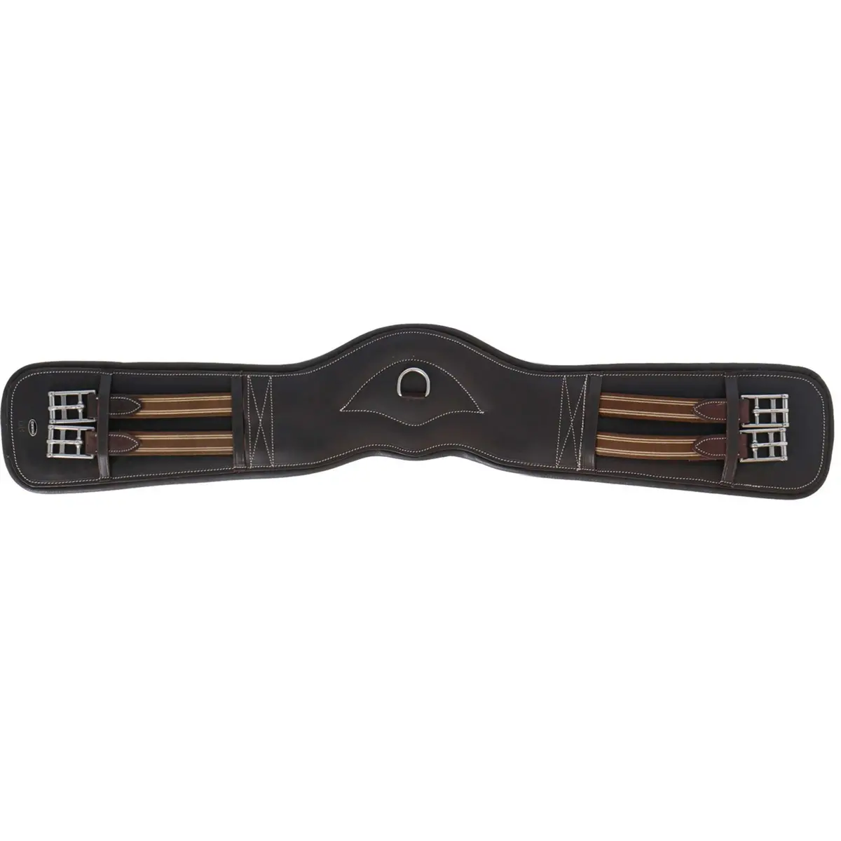 Horka Dressuursingel Leer Bruin/Zilver 1