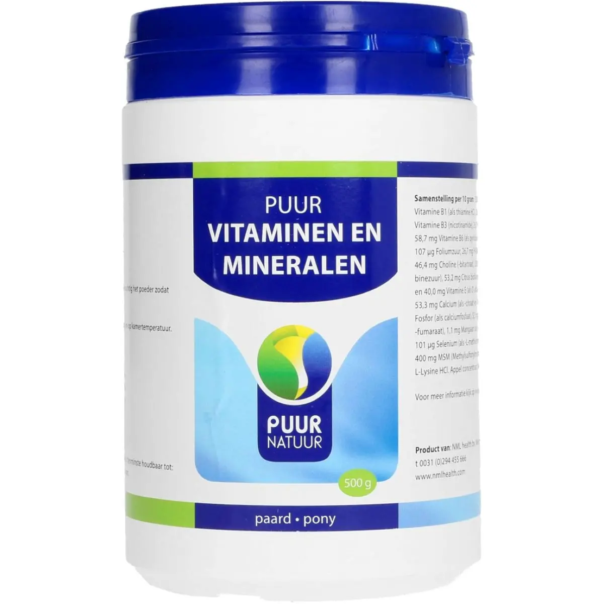 Puur Vita-Min / Vitaminen Mineralen Paard/Pony 1