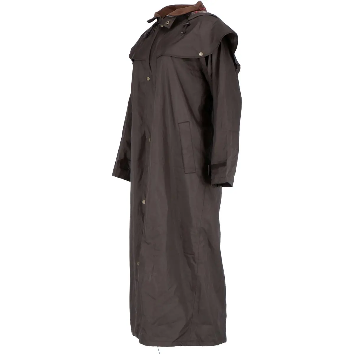 Scippis Black Roo Stockman Coat Bruin 2