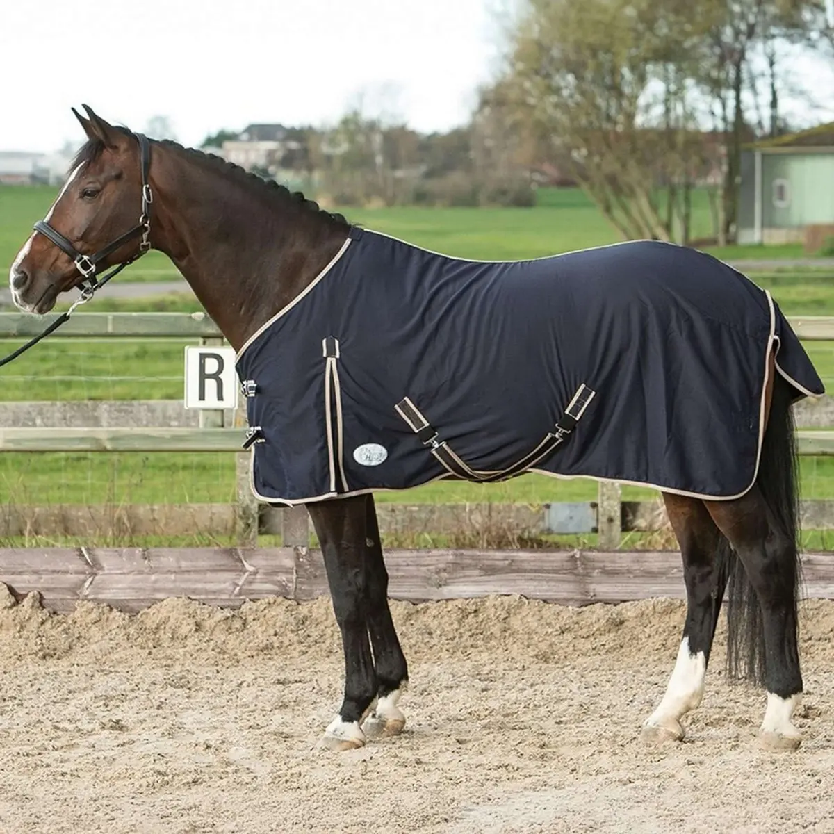 Harry's Horse Zomerdeken Honeycomb 0G Navy 1
