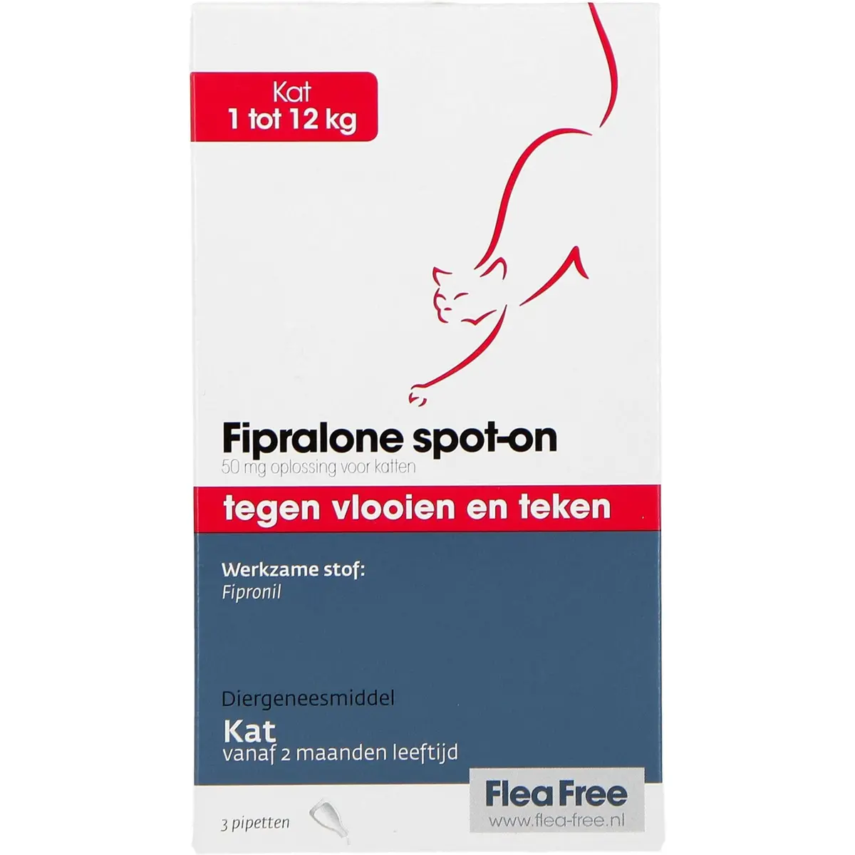 Flea Free Fipralone Spoton Kat 1