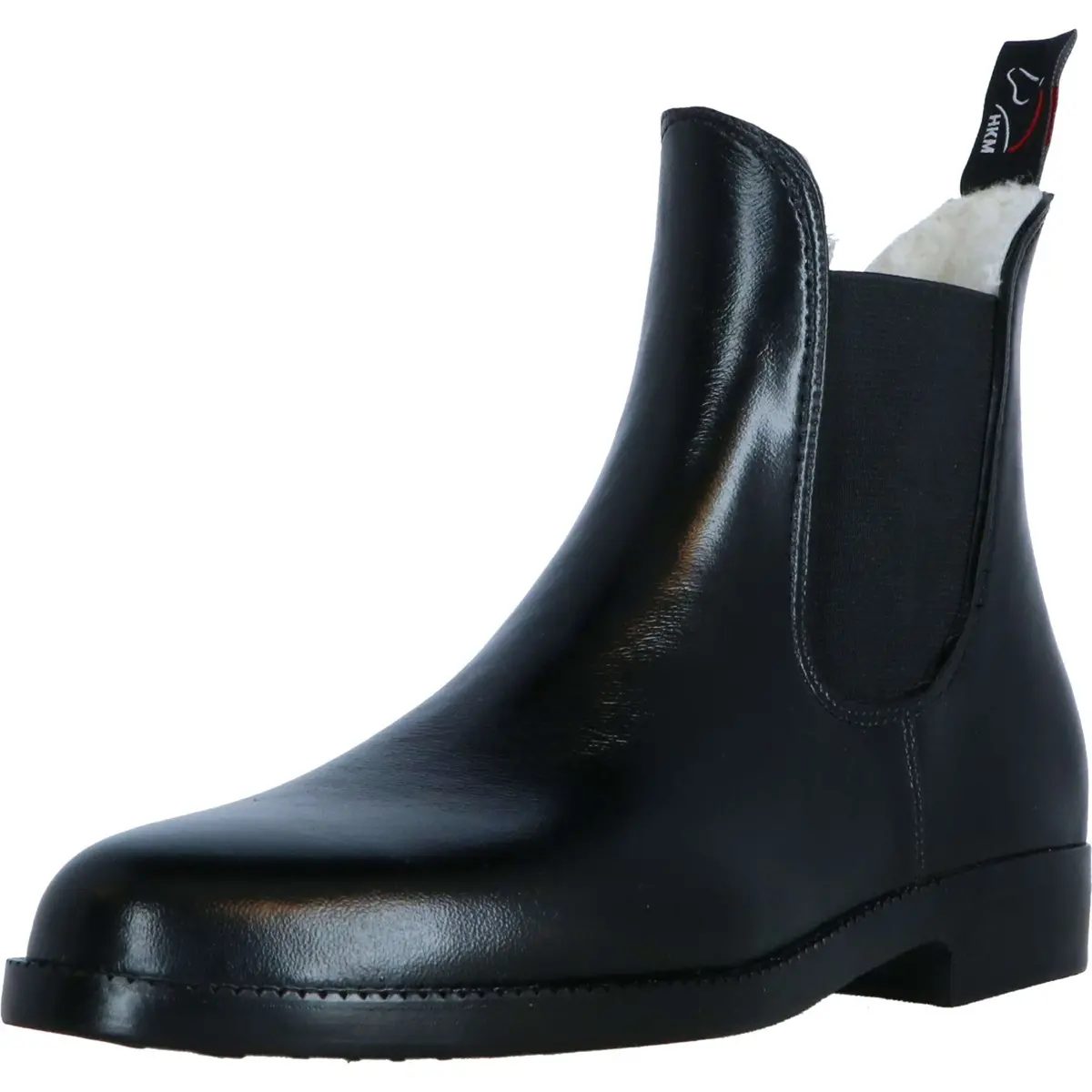 Hkm Jodhpurs Uit Rubber Met Teddyvoering Zwart 1
