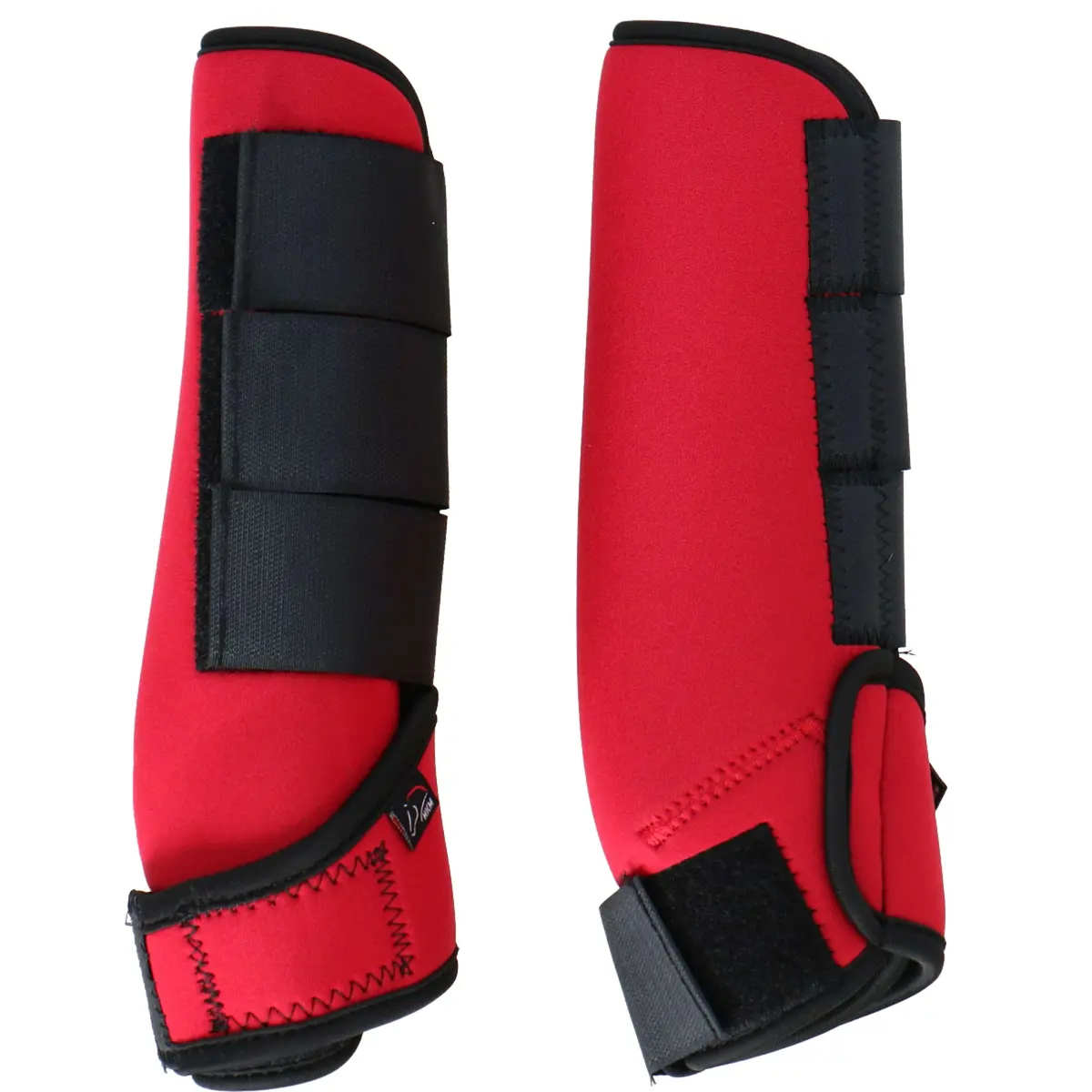 Hkm Beenbeschermers Colour Neopreen Rood/Zwart 1