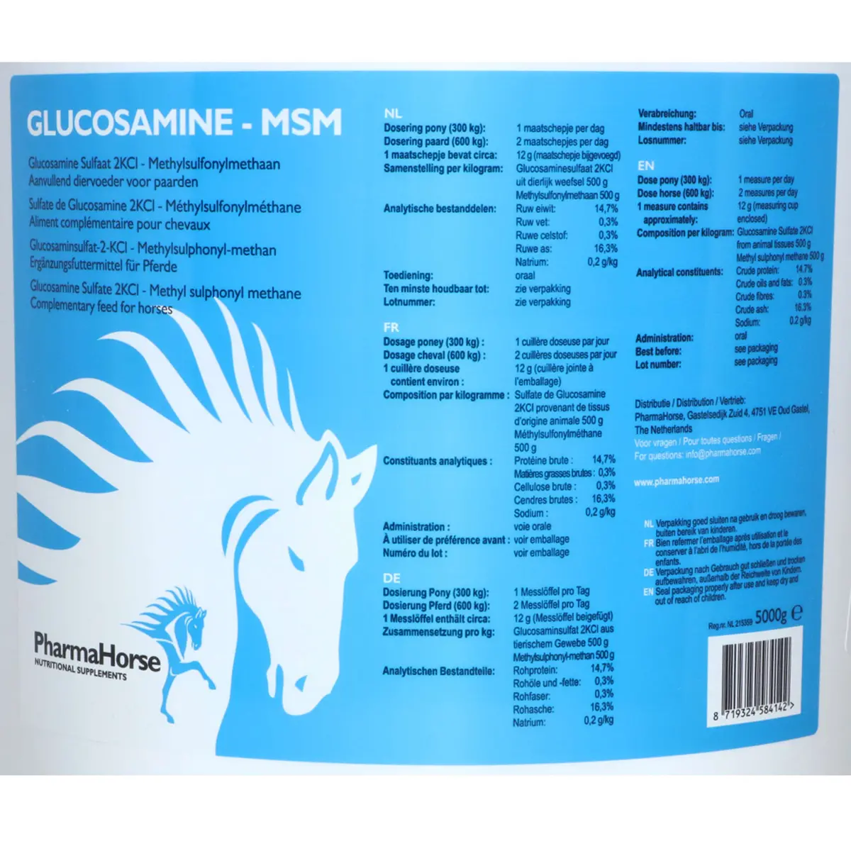 Pharmahorse Glucosamine En Msm 2