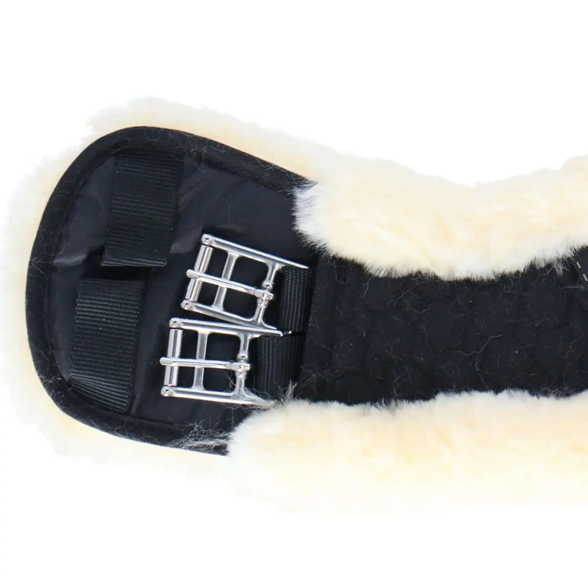 Br Singel Eclipse Rond Met Sheepskin Zwart 3