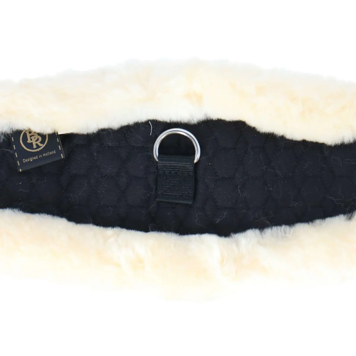 Br Singel Eclipse Rond Met Sheepskin Zwart 4