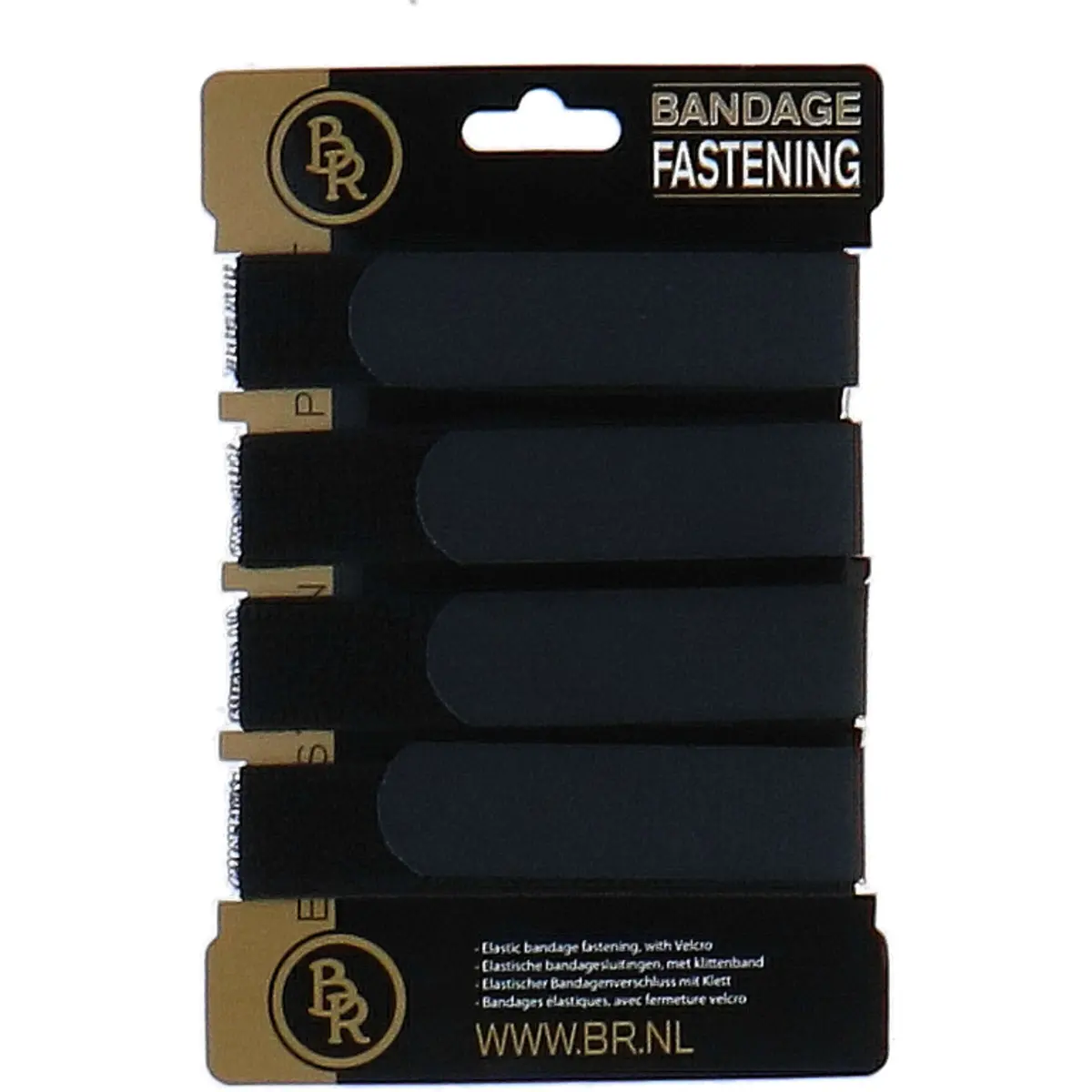 Br Bandagesluitingen 4 Stuks Zwart 1