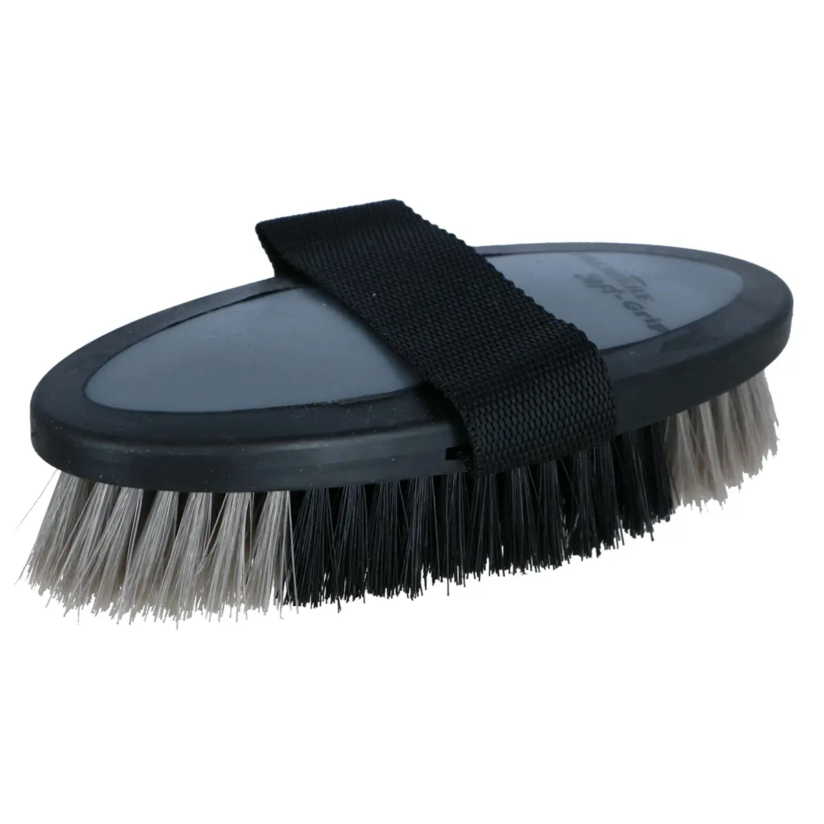 Premiere Borstel Body Soft Grip Zacht Medium 25Mm Zwart/Grijs 1