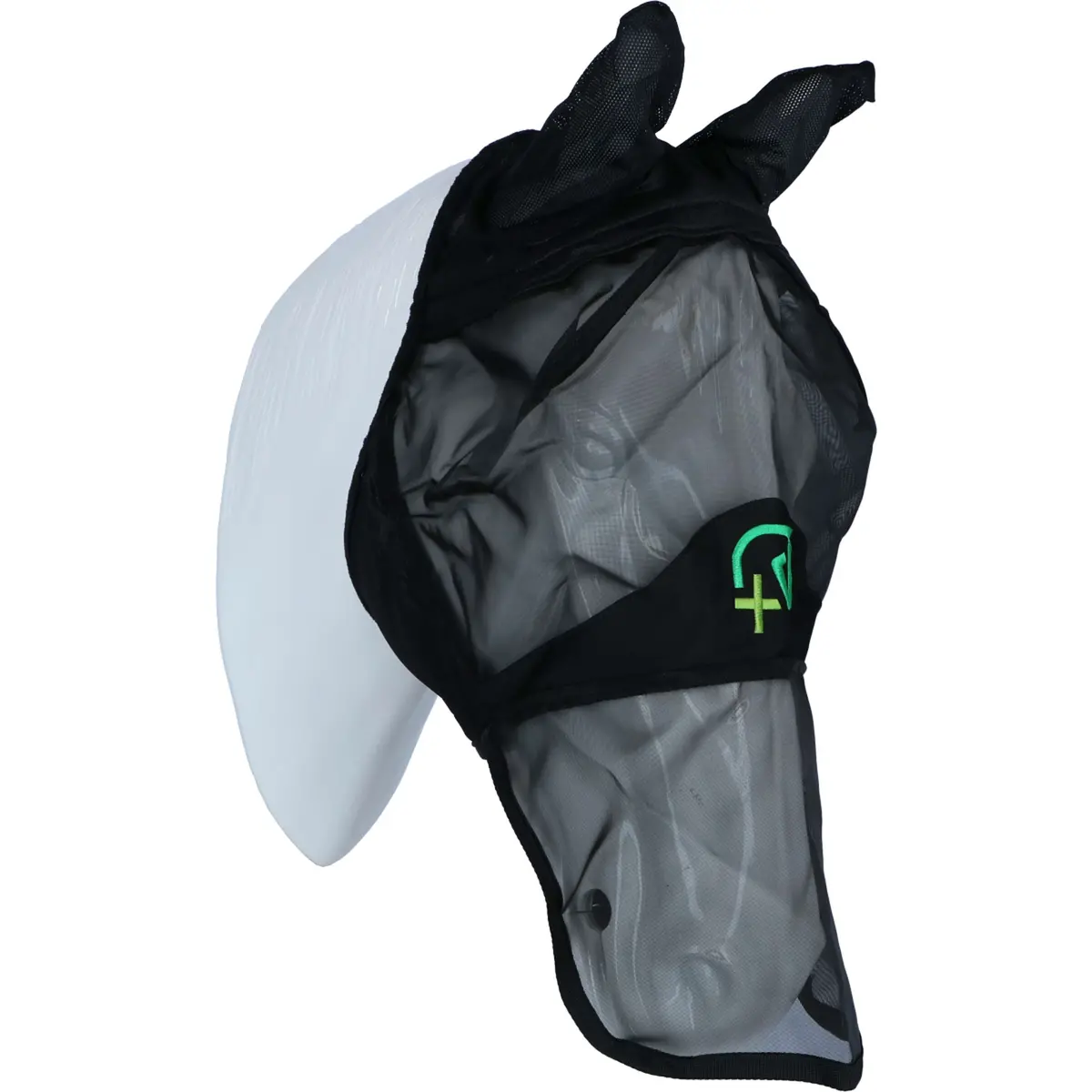 Agradi Horse Vliegenmasker Fine Mesh Met Oren En Neus Zwart 1