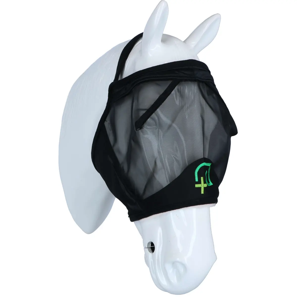 Agradi Horse Vliegenmasker Fine Mesh Zonder Oren Zwart 1