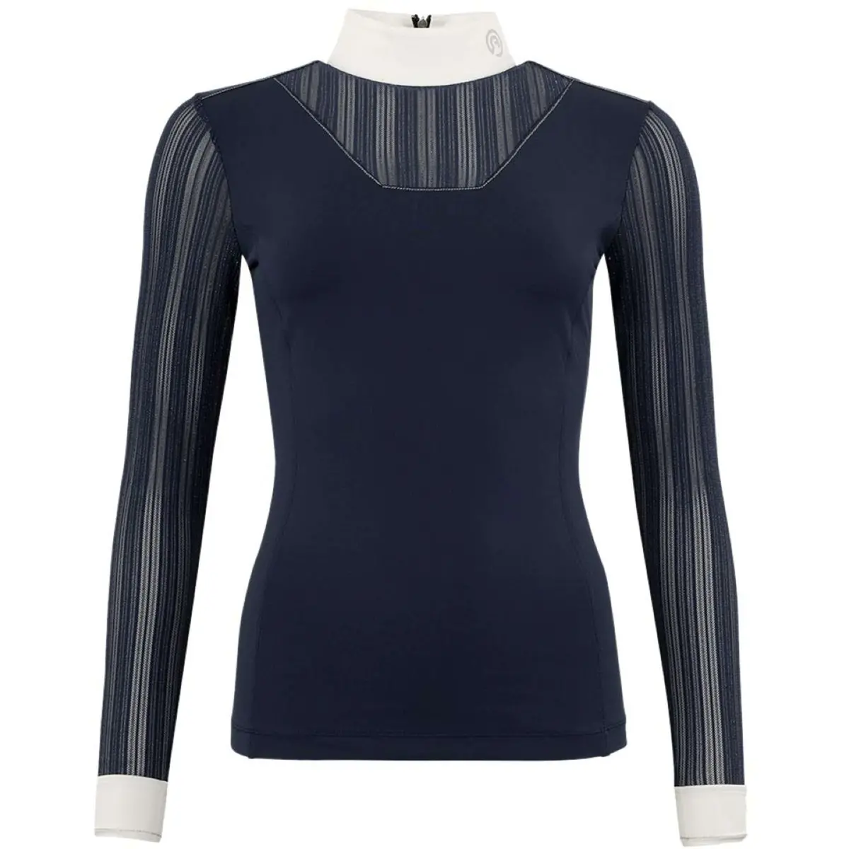 Anky Wedstrijdshirt Mesh Lange Mouwen Navy 1