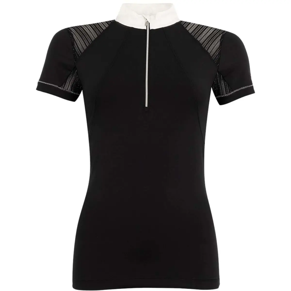 Anky Wedstrijdshirt Mesh Korte Mouwen Zwart 1