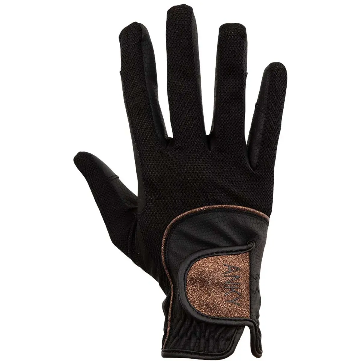 Anky Rijhandschoenen Technical Mesh Zwart/Koper 1