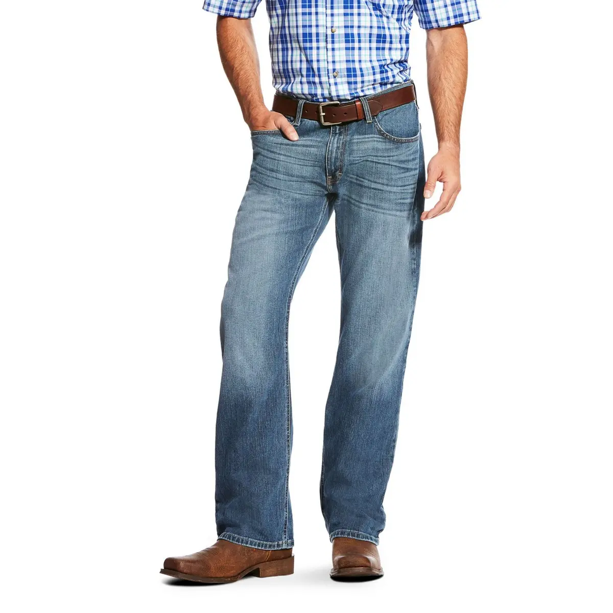 Ariat Western Denim M7 Legacy Stretch Man's Drifter 1