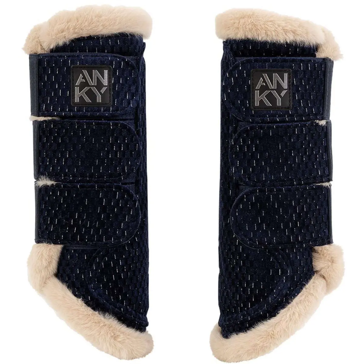 Anky Dressage Boots Check Velvet Atb25005 Midnight Blue 1