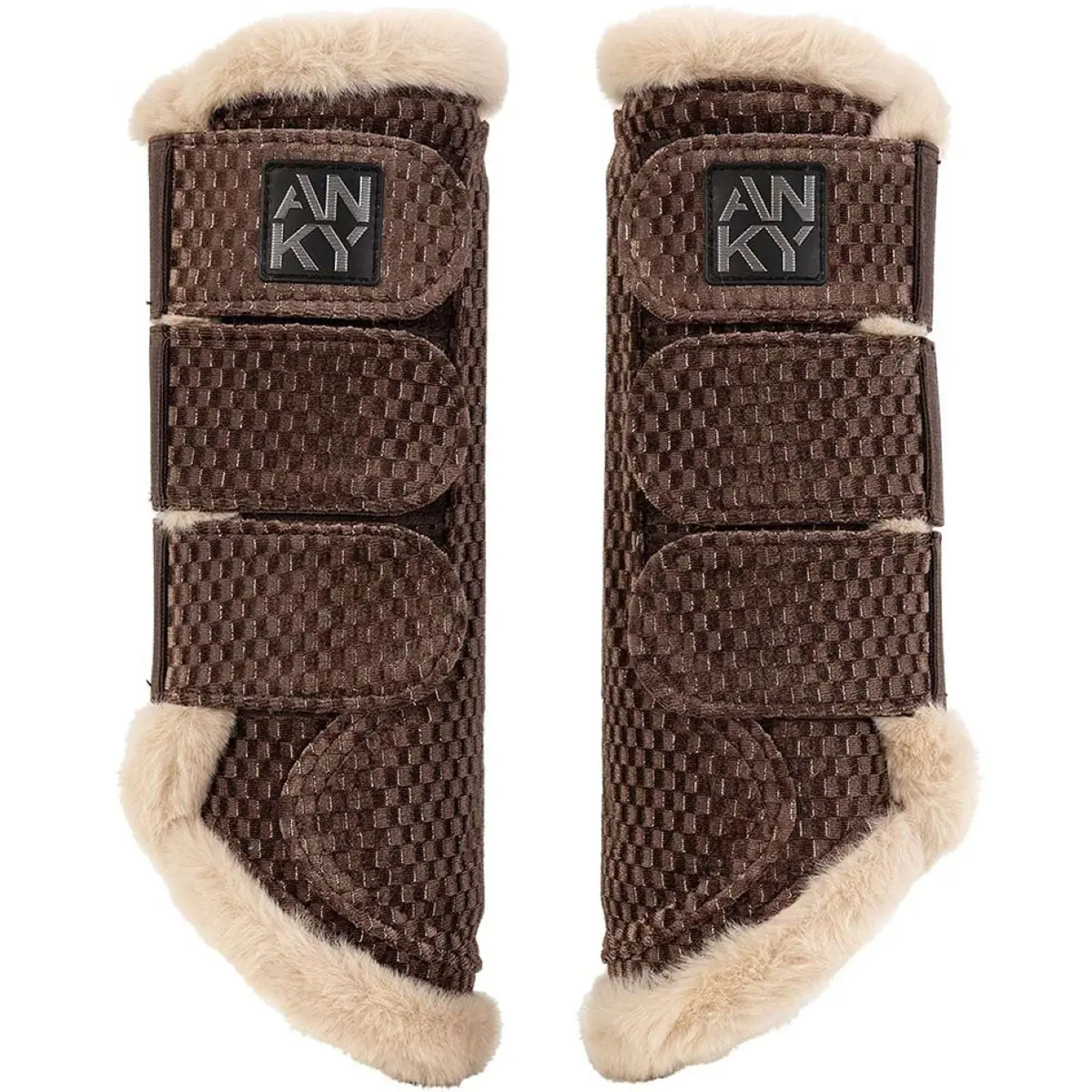Anky Dressage Boots Check Velvet Atb25005 Deep Taupe 1