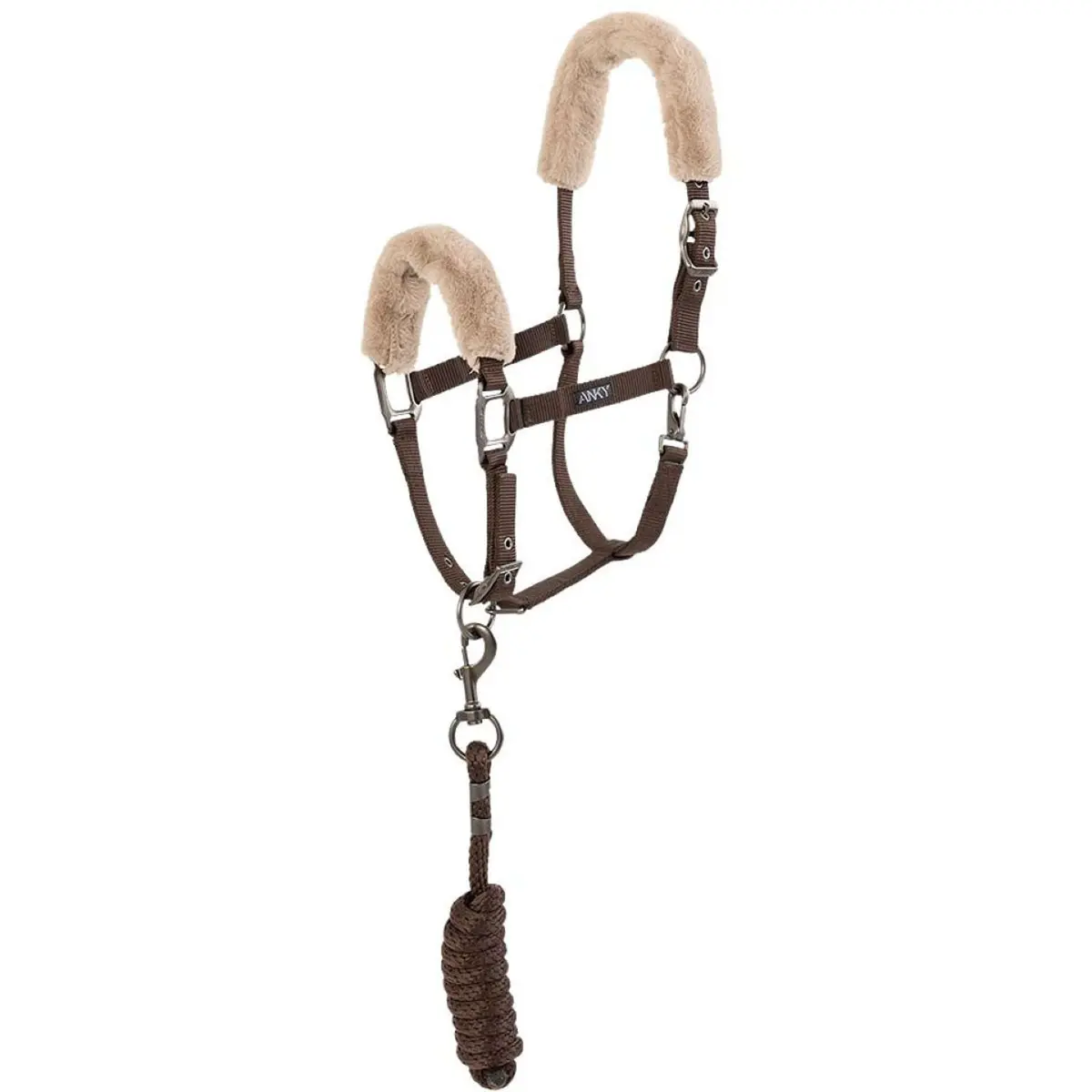 Anky Halsterset Check Velvet Ath25002 Deep Taupe 1