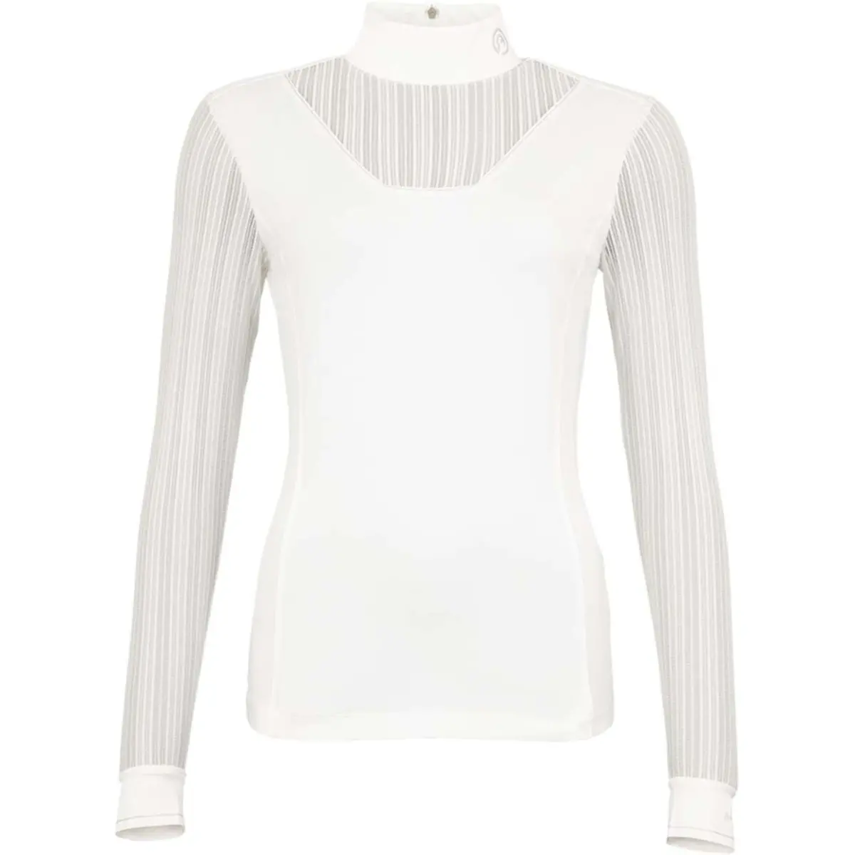 Anky Wedstrijdshirt Mesh Lange Mouwen Wit 1