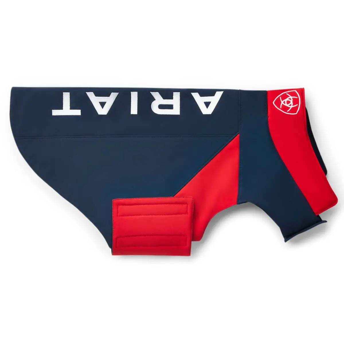 Ariat Hondenjas Team Softshell Blauw/Rood 1