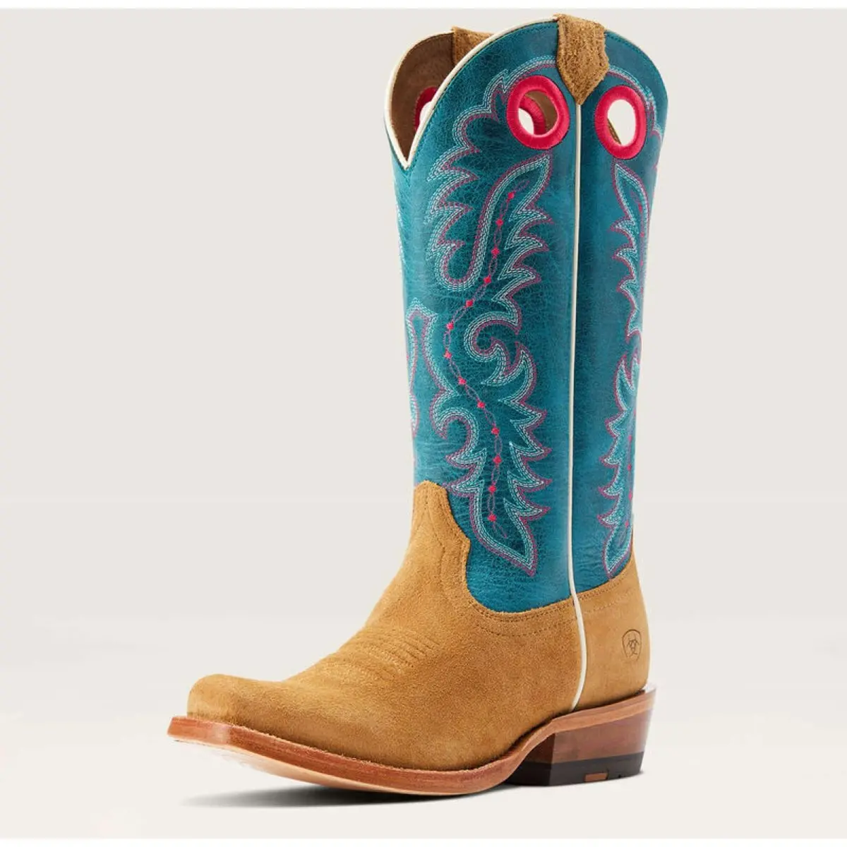 Ariat Westernlaarzen Futurity Boon Dames Buckskin Roughout 1