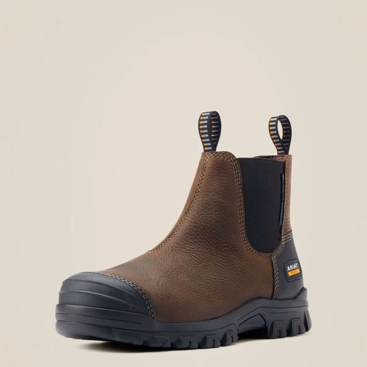 Ariat Jodhpurs Treadfast Chelsea Waterproof Steel Toe Heren Donkerbruin 1