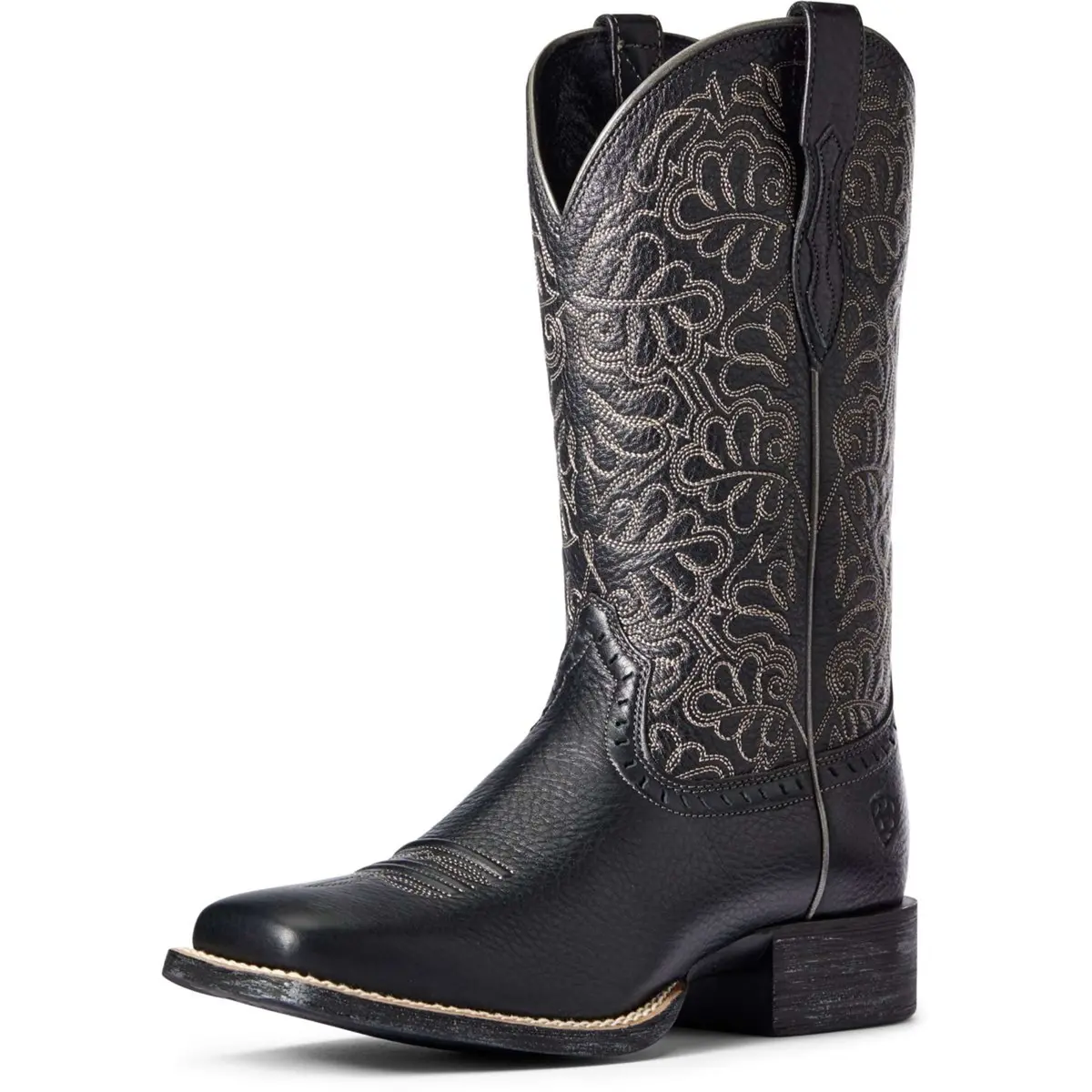 Ariat Westernlaarzen Round Up Remuda Dames Black Deertan 1