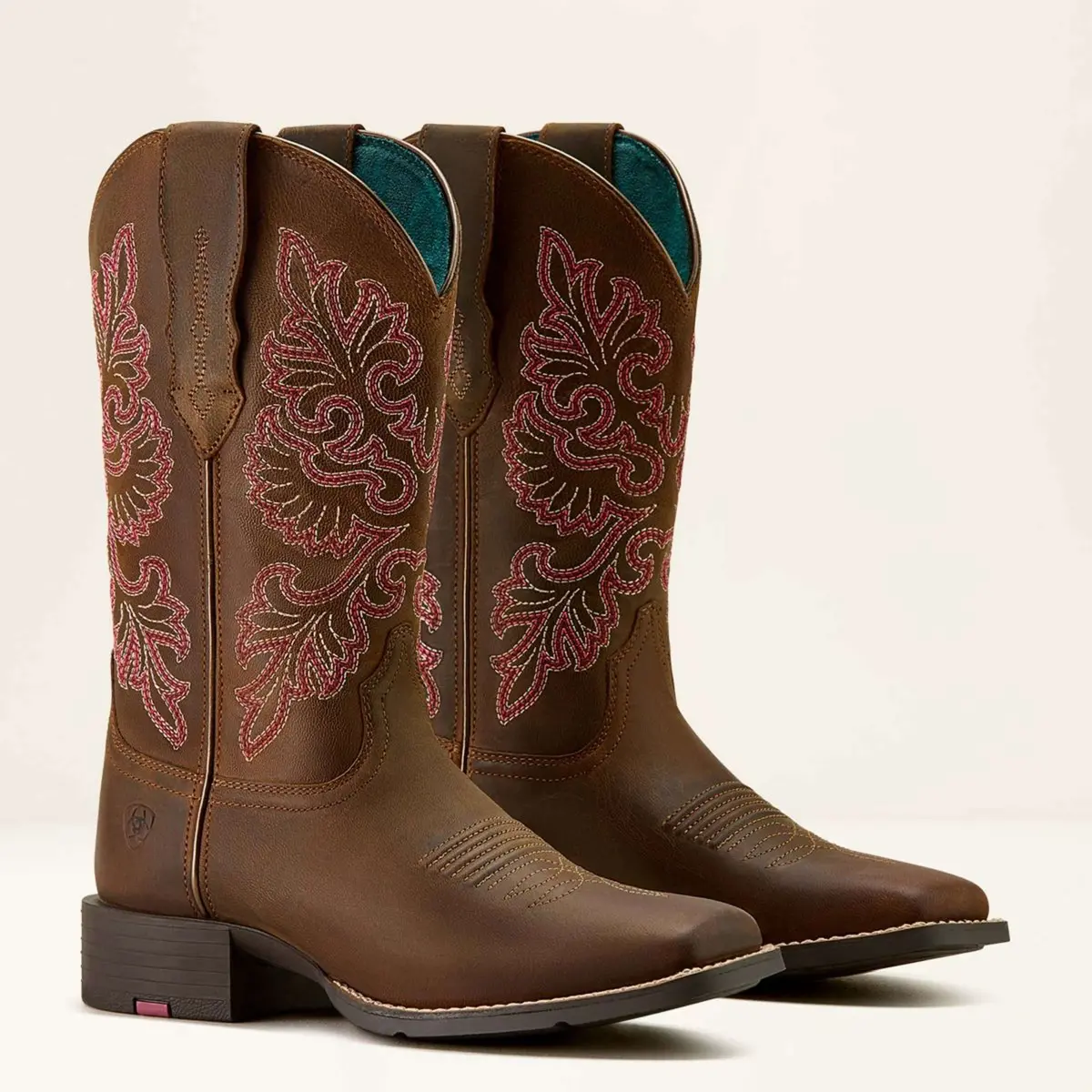 Ariat Westernlaarzen Round Up Wide Square Toe Sassy Brown 1