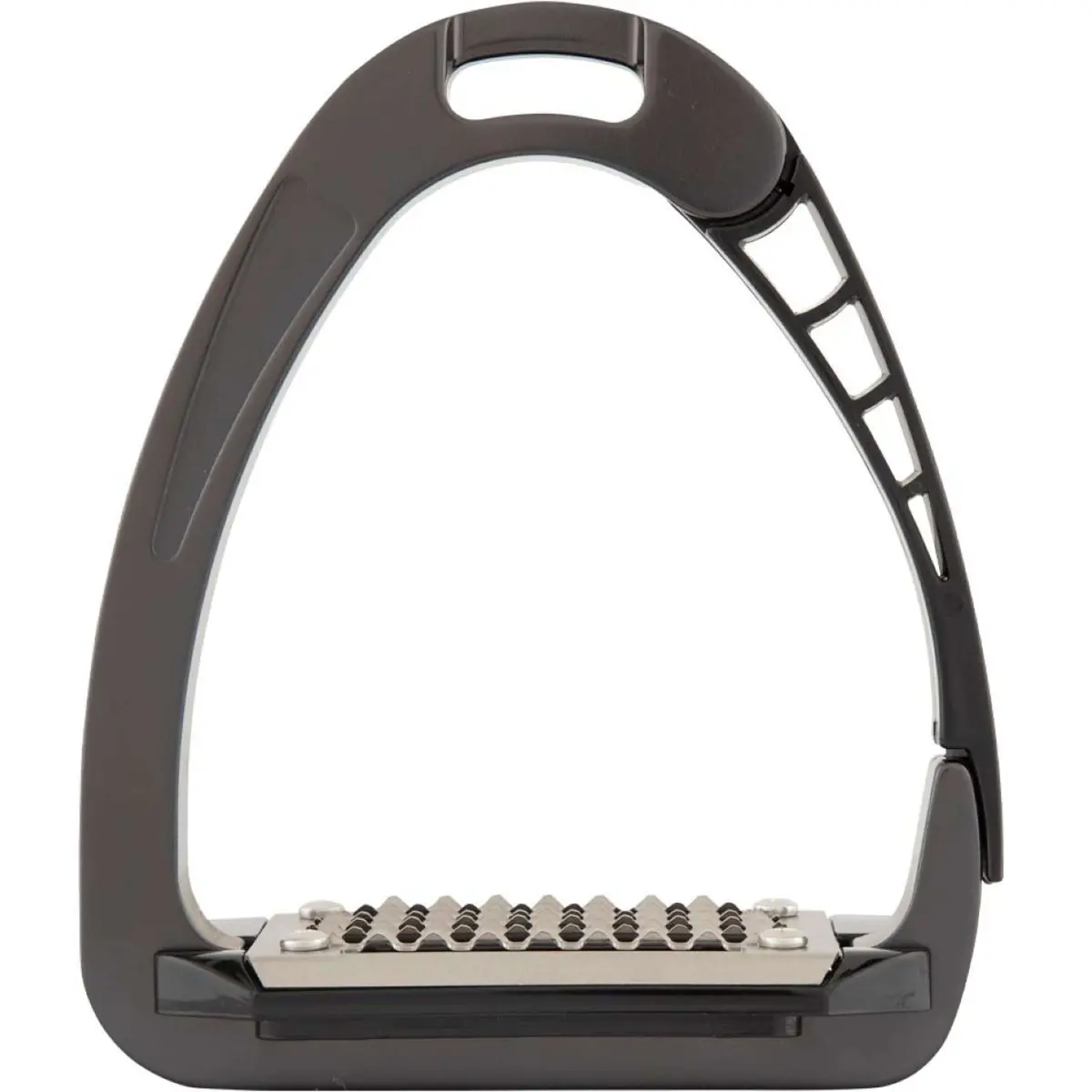 Acavallo Stijgbeugels Arena Alupro Junior Charcoal/Zwart 1