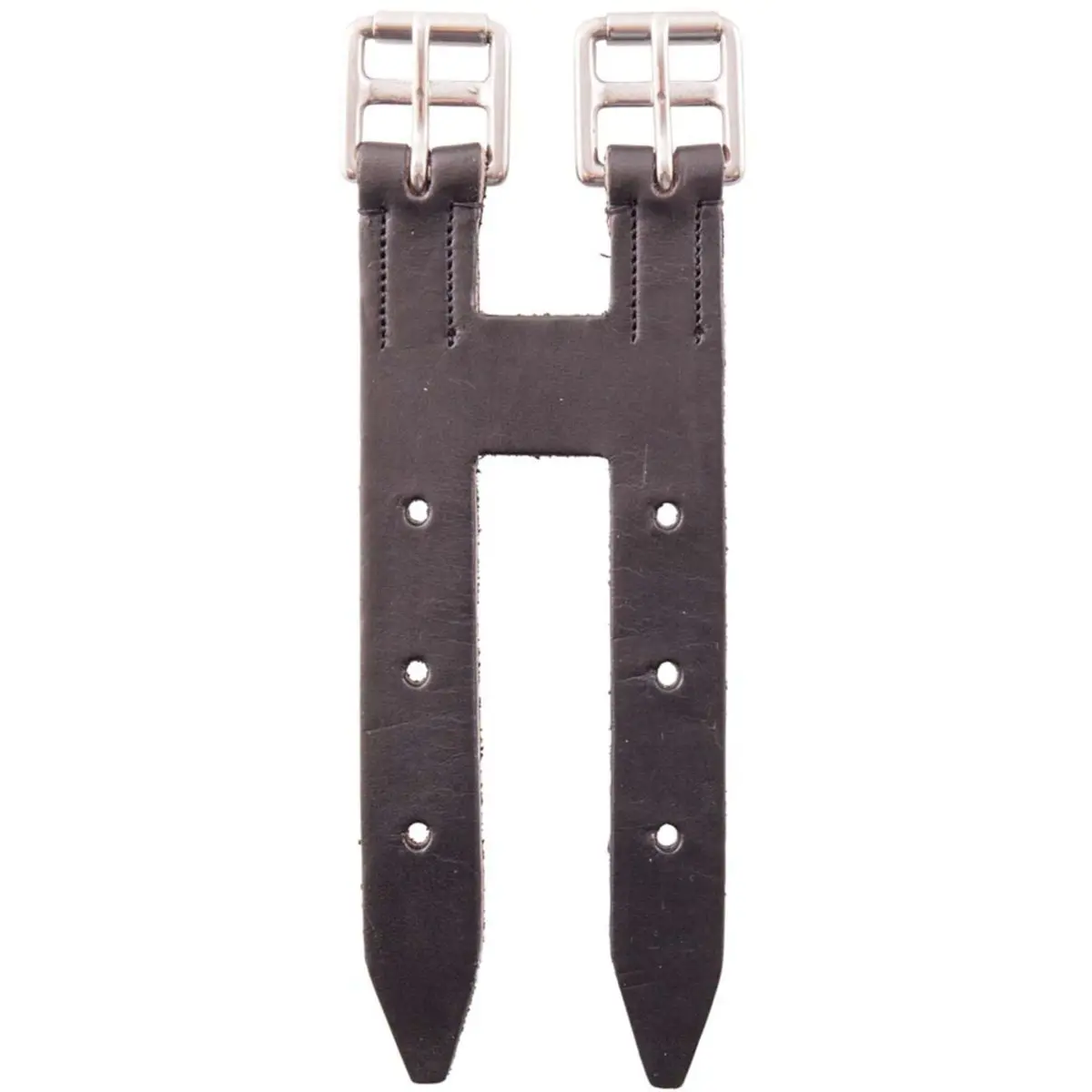 Br Singelverlenger Classic Leer Met Rvs Gespen Zwart 1