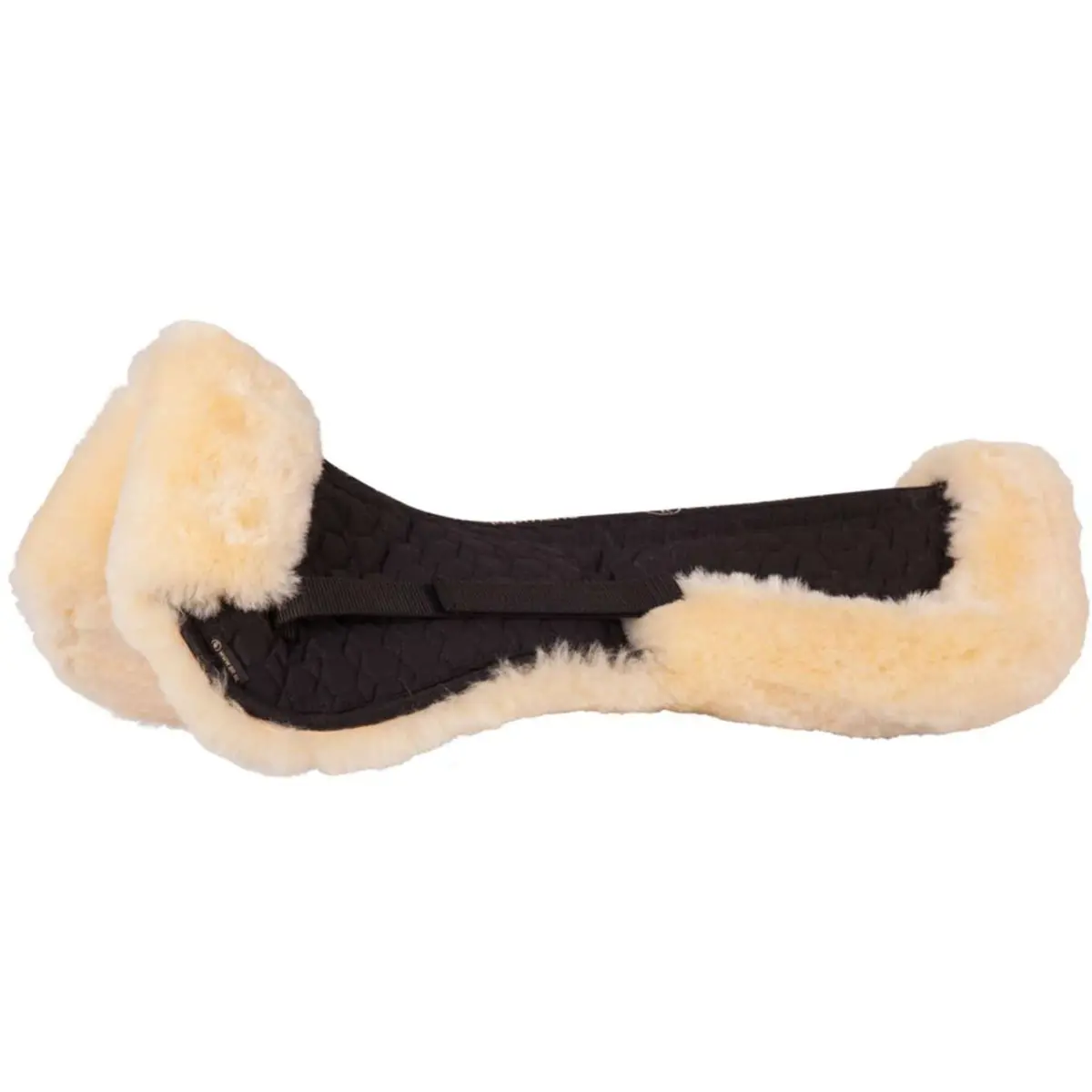 Br Zadelonderlegger Sheepskin Kussens Zwart/Naturel 1