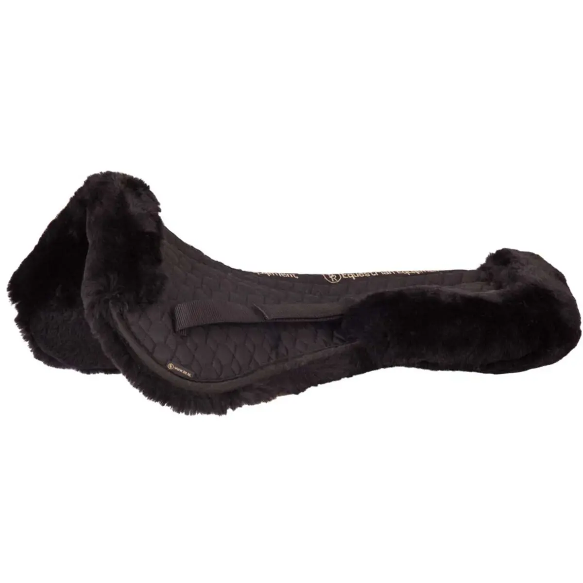 Br Zadelonderlegger Sheepskin Kussens Zwart 1