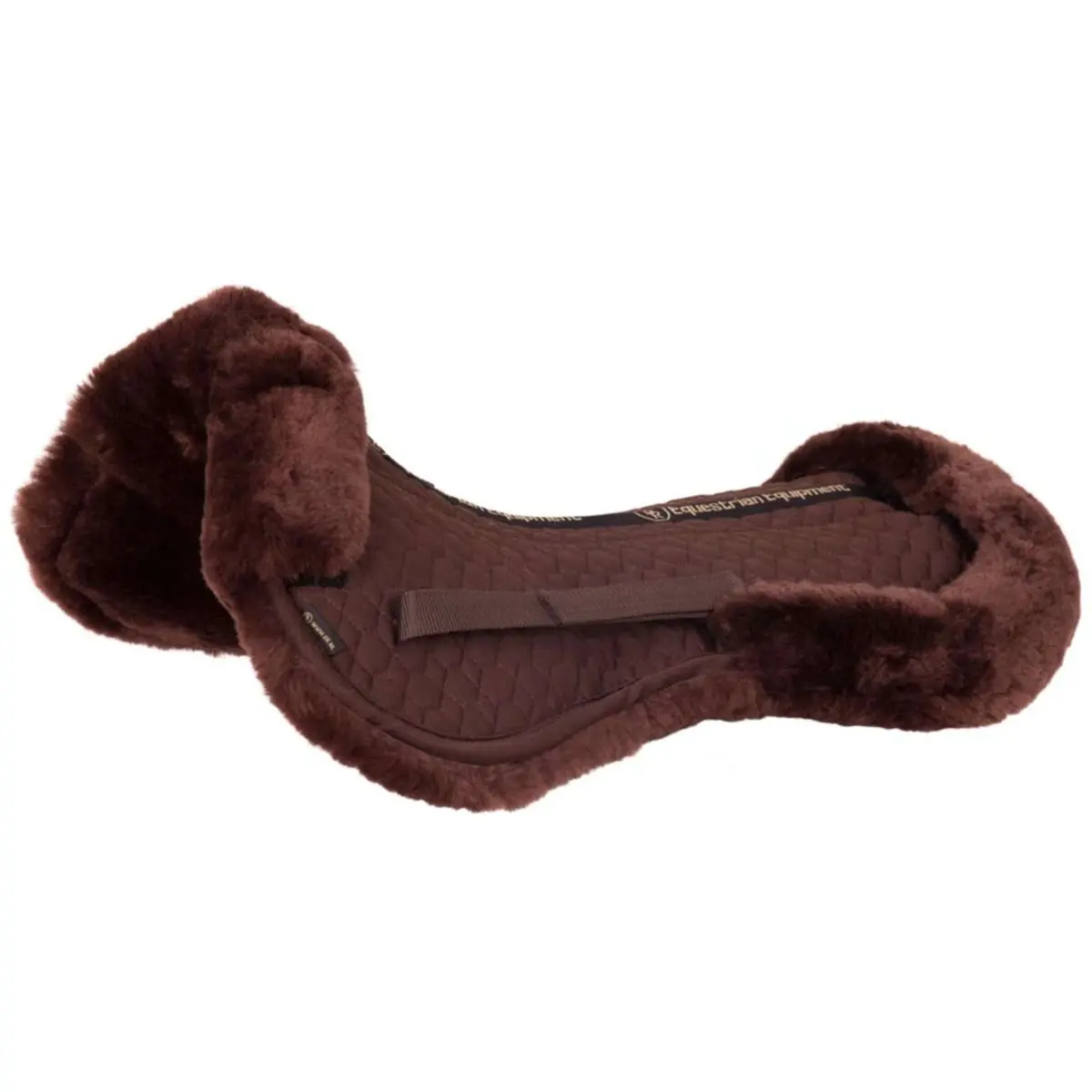 Br Zadelonderlegger Sheepskin Kussens Bruin 1