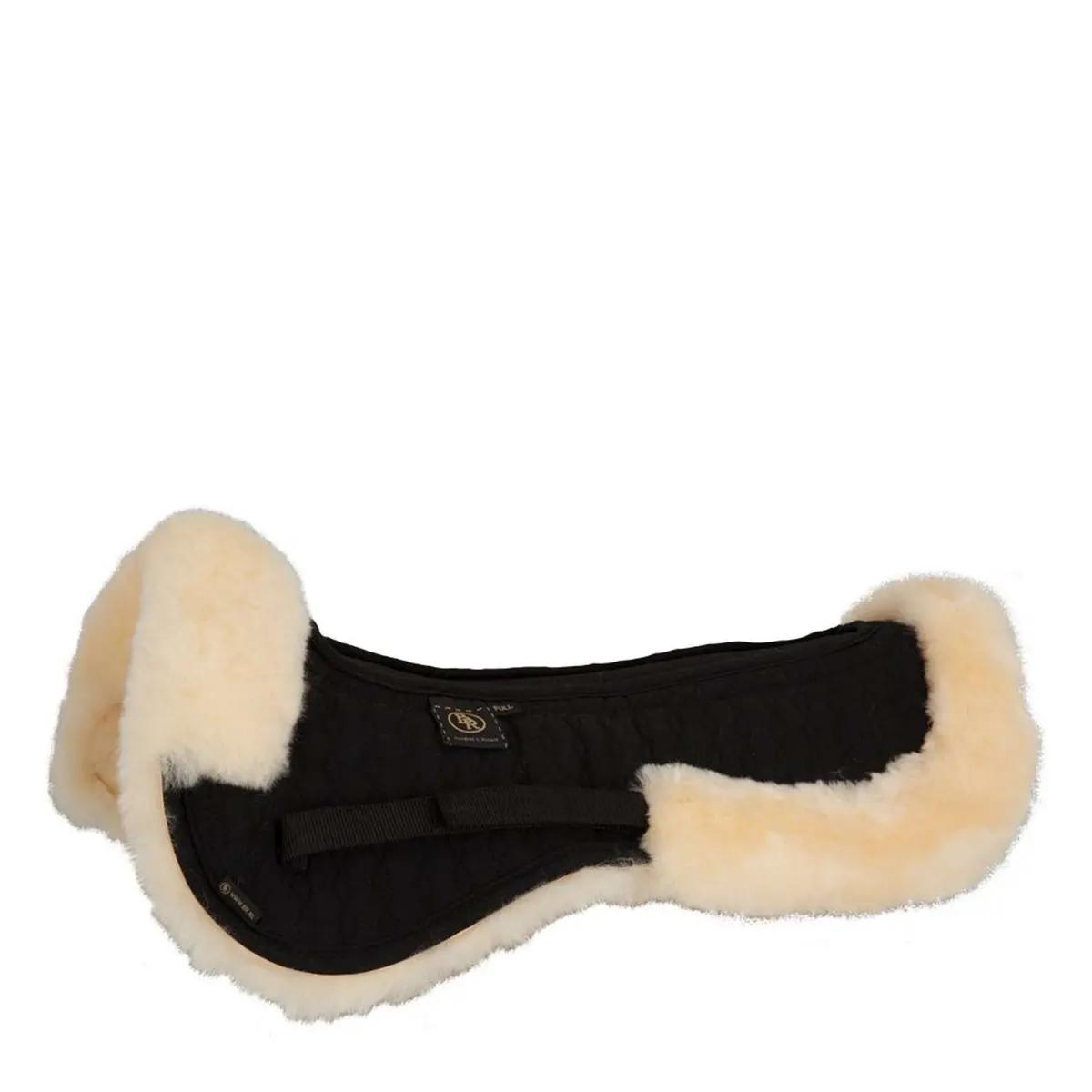 Br Zadelonderlegger Air Mesh Sheepskin Zwart/Naturel 1