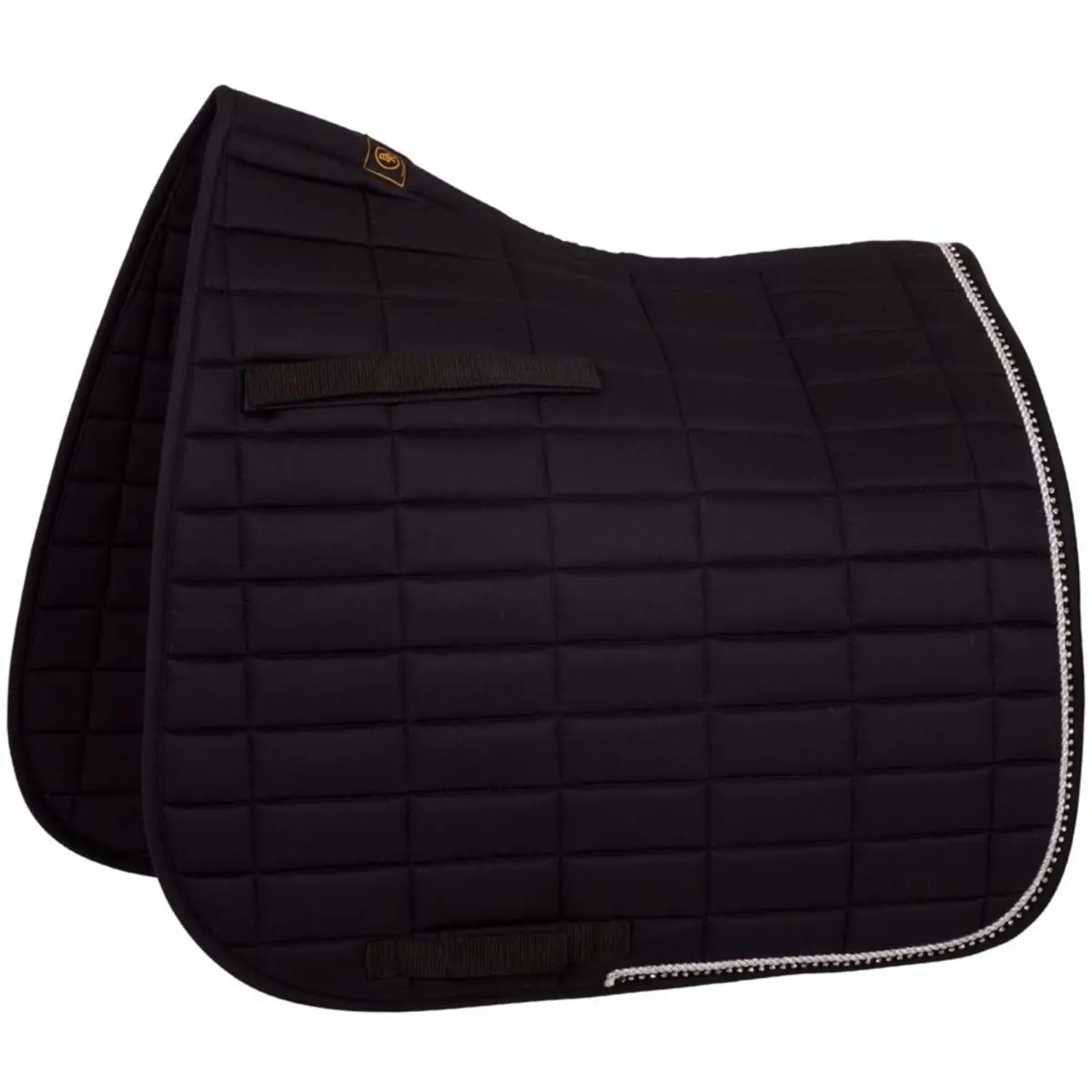 Br Zadeldekje Glamour Chic Dressuur Zwart 1