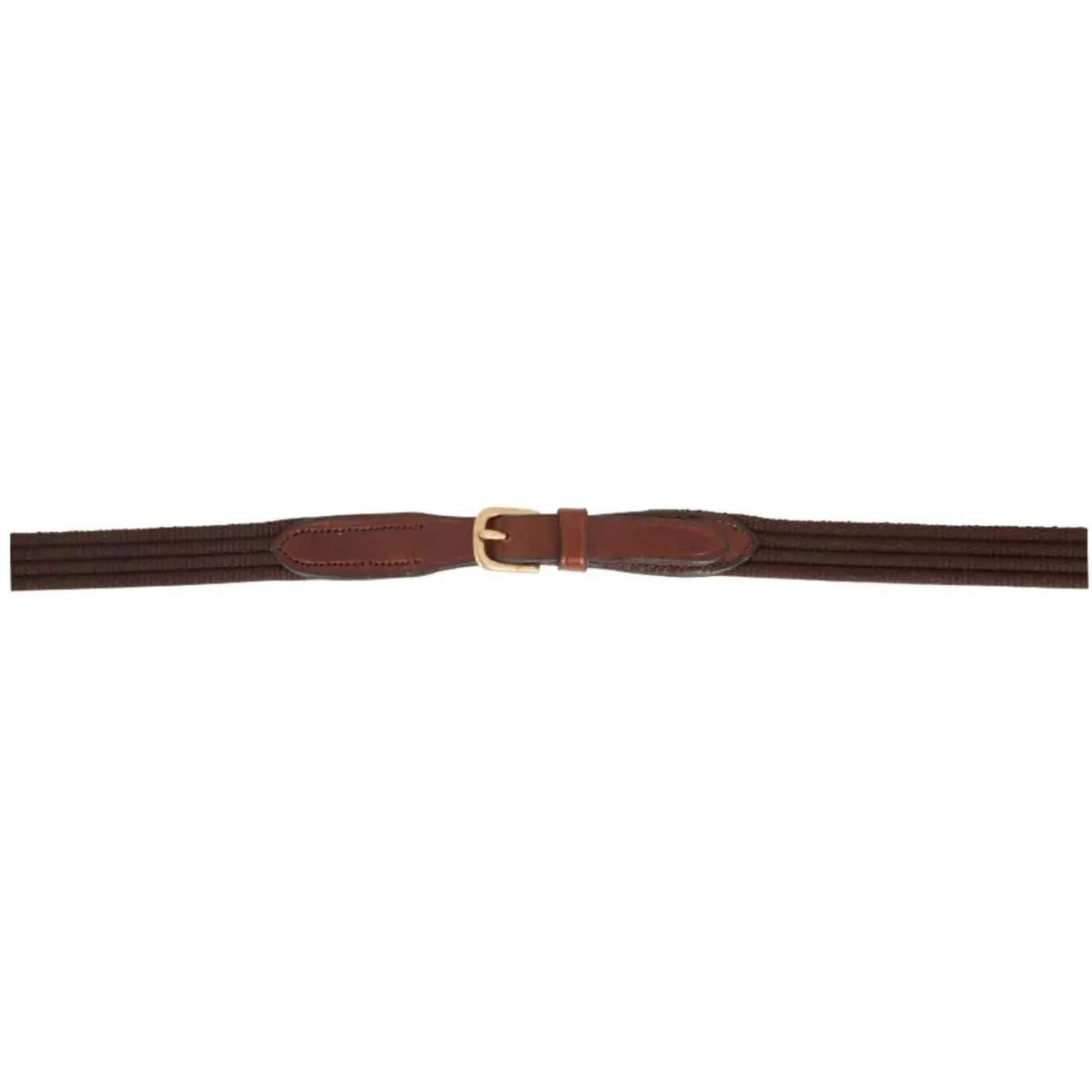 Br Teugel Linnen 19Mm Ronde Gespen Tobacco/Koper 2