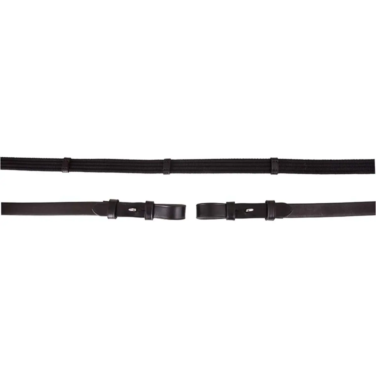 Premiere Teugel Linnen 19Mm Met Blinde Sluiting Zwart 1